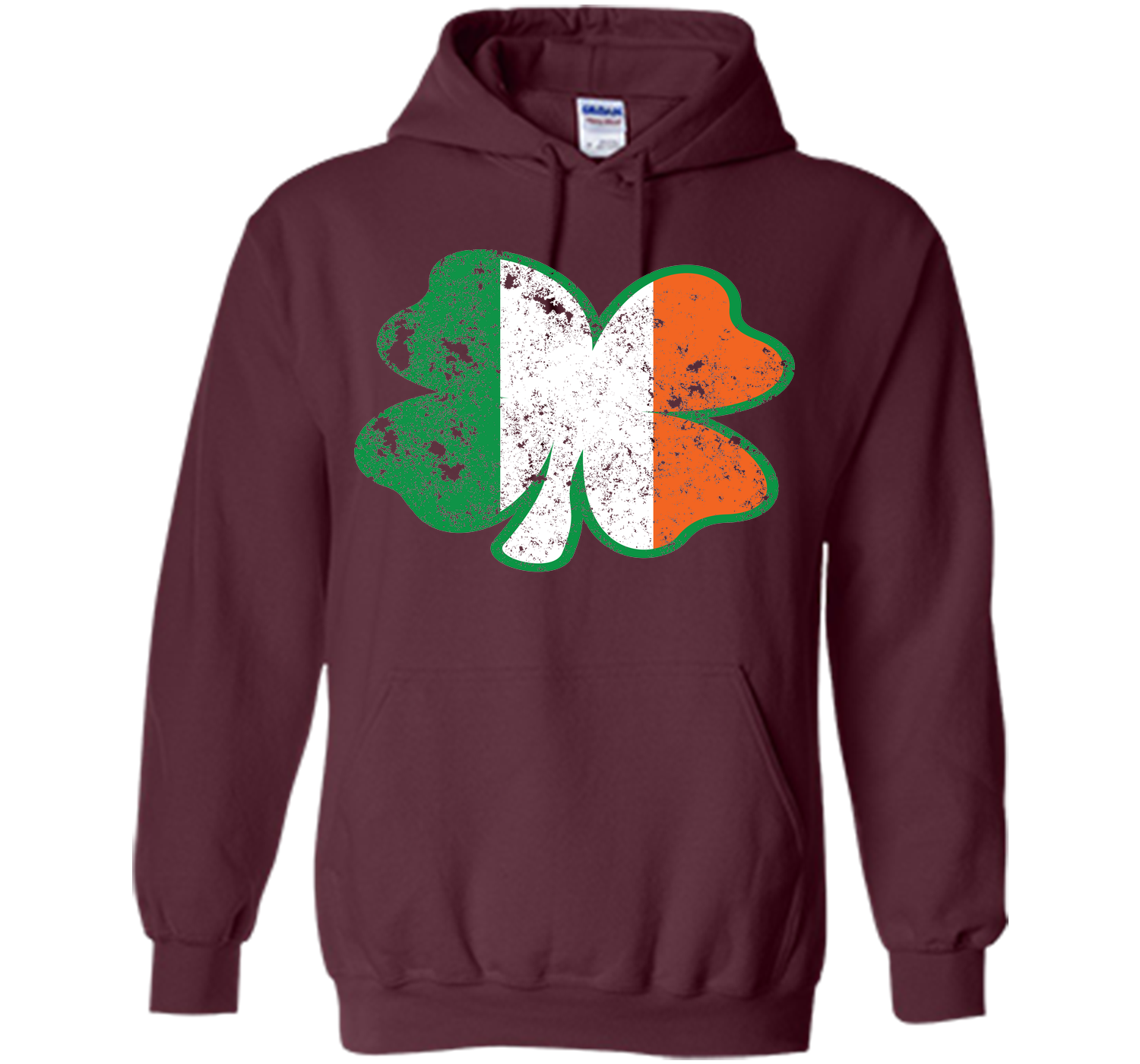 Irish St Patricks Day Clover irish flag distressed T Shirt
