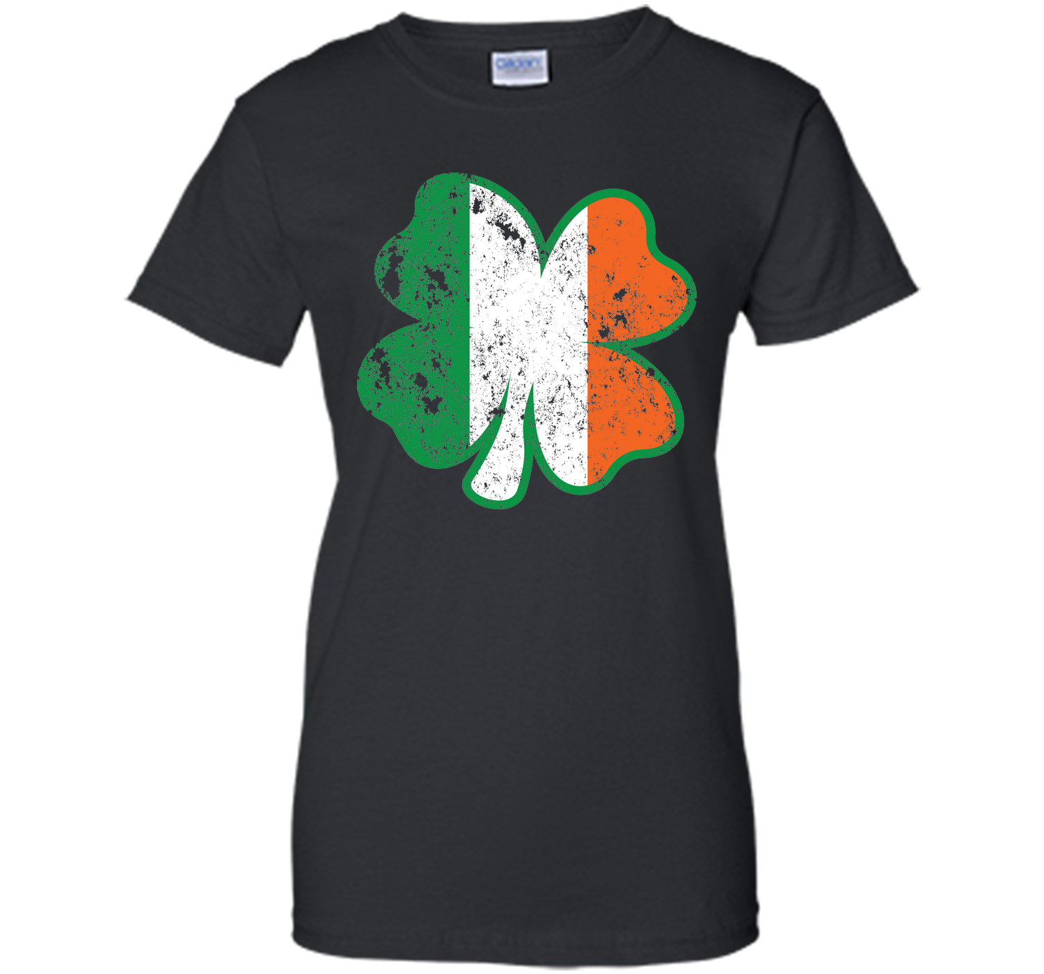 Irish St Patricks Day Clover irish flag distressed T Shirt
