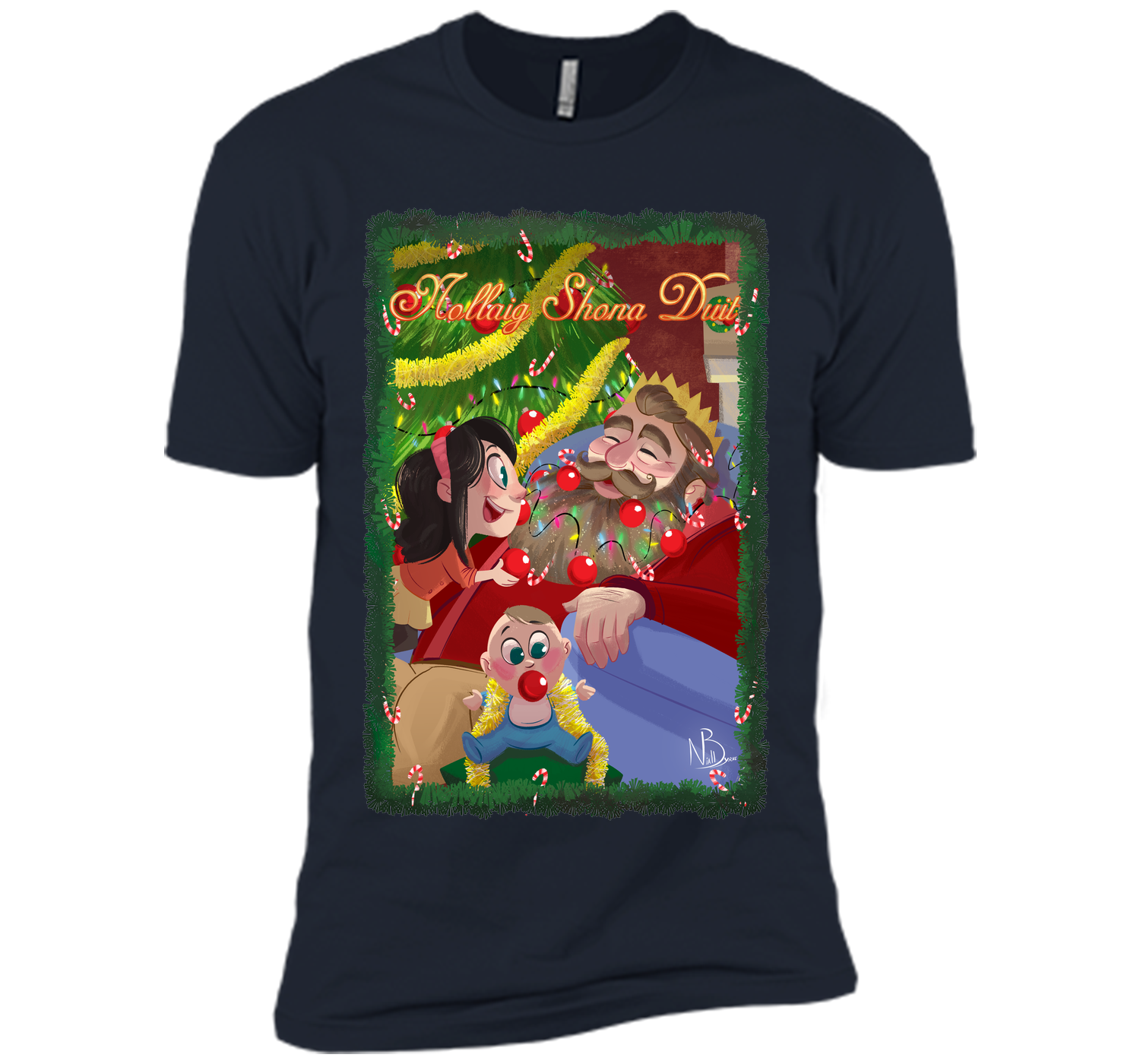 Nollaig beard T Shirt