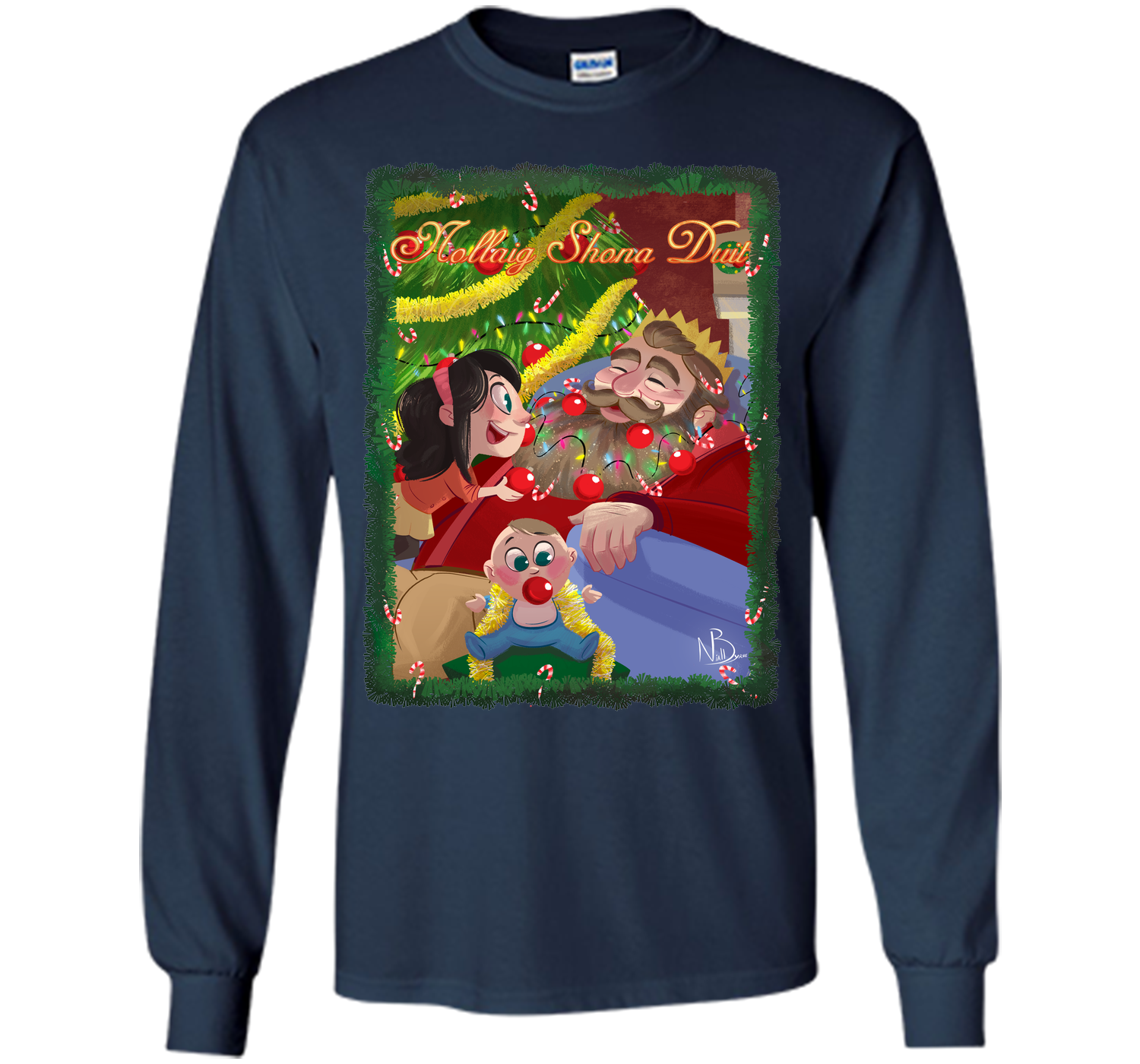 Nollaig beard T Shirt