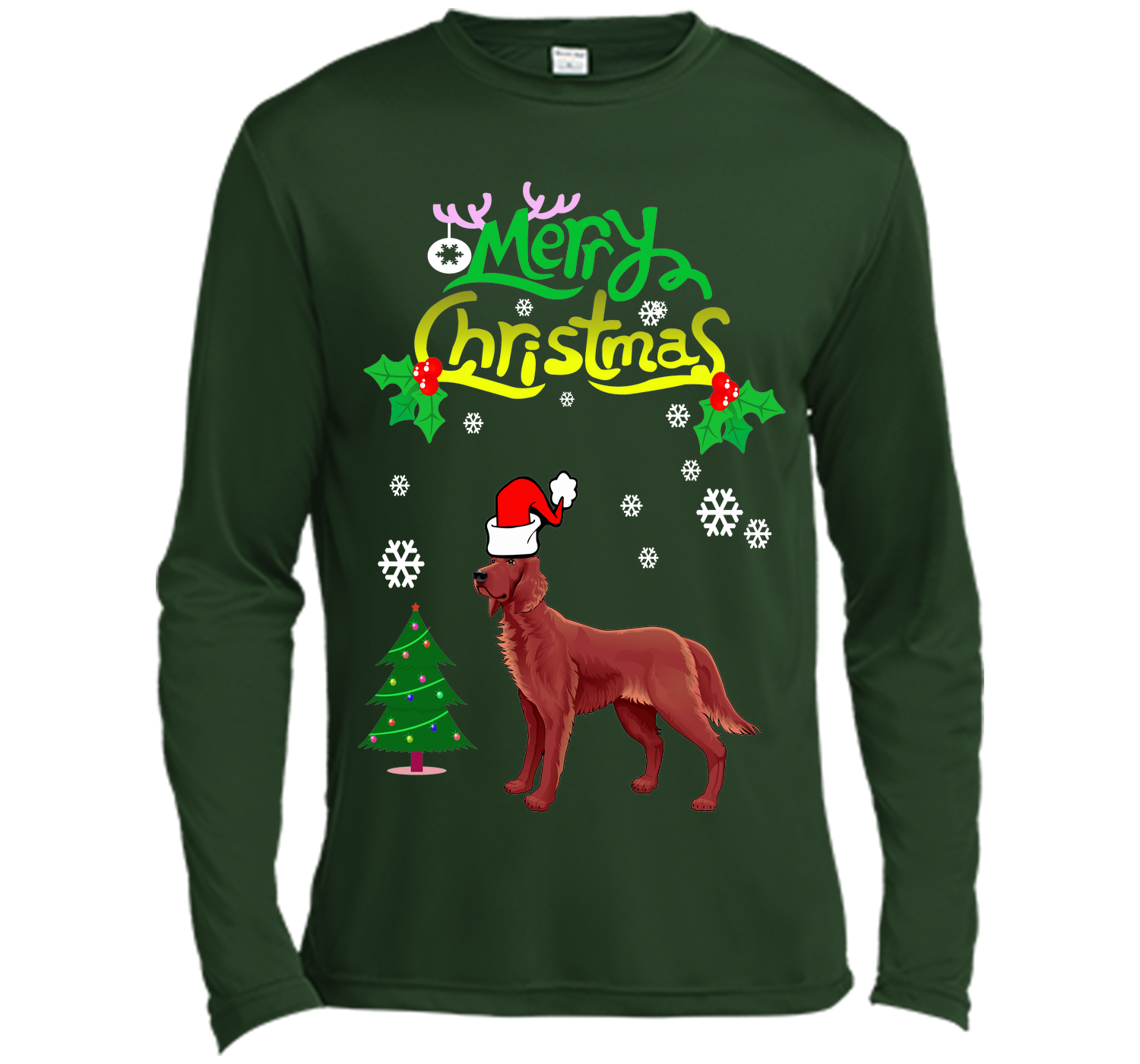 Merry christmas irish setter T Shirt