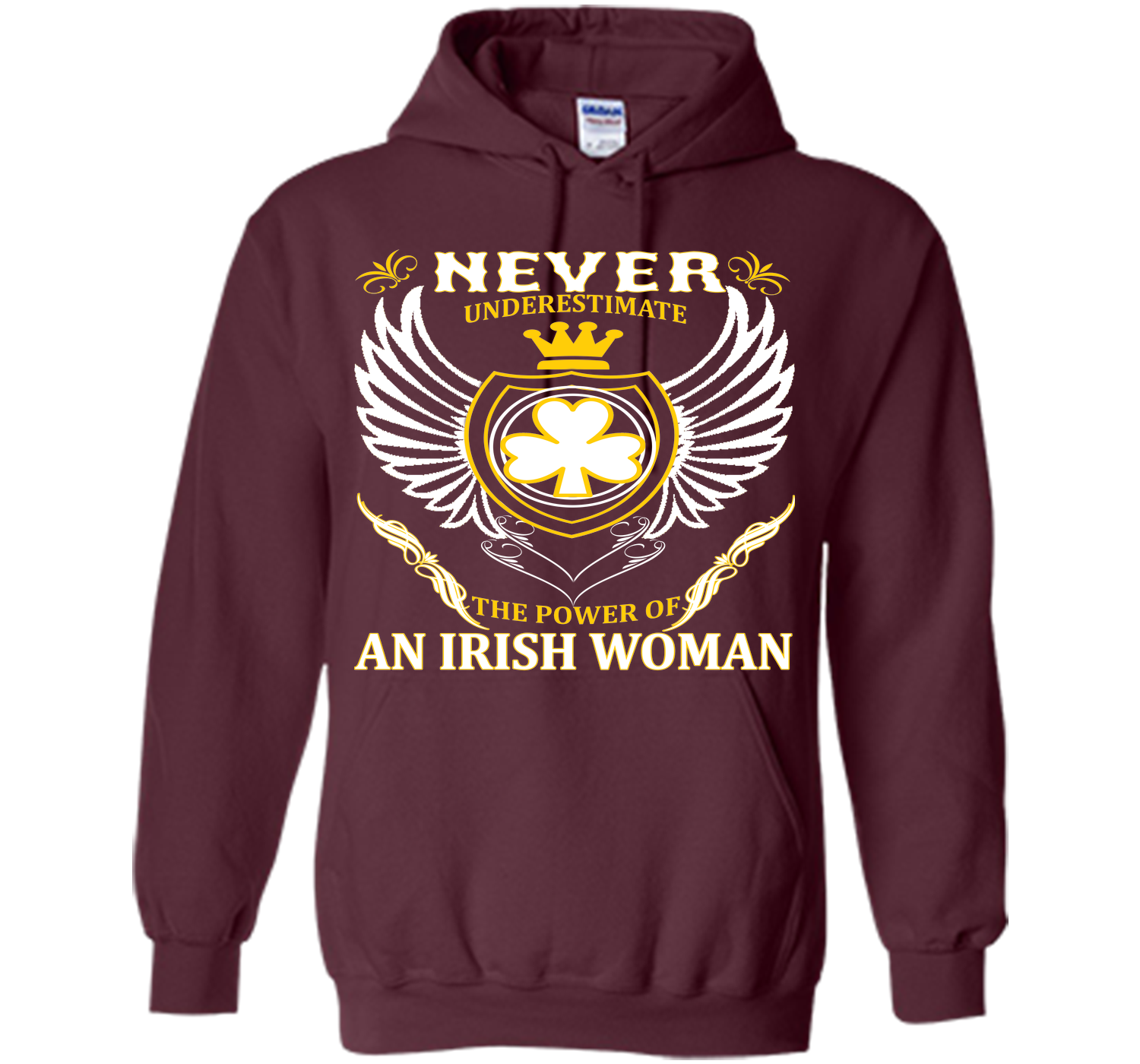 Never underestimate the power of an irish woman st T Shirt
