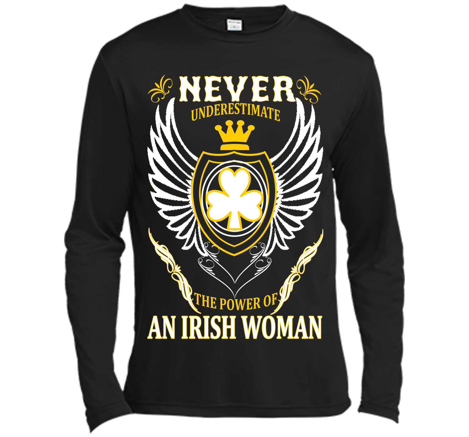 Never underestimate the power of an irish woman st T Shirt