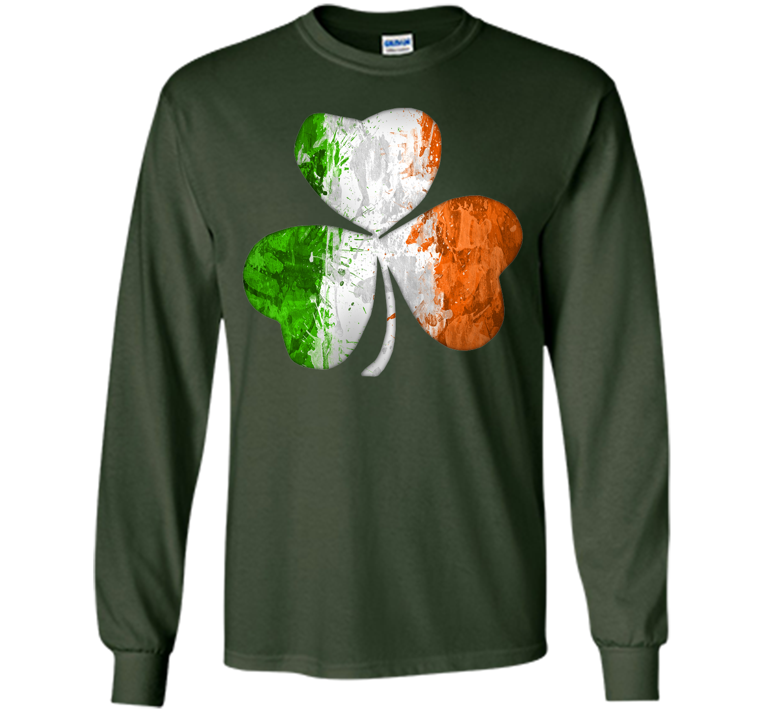 Irish shamrock grunge T Shirt