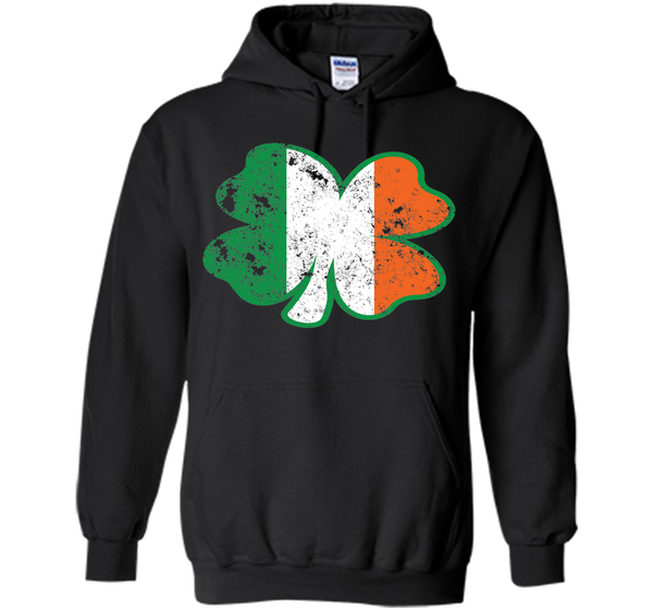 Irish St Patricks Day Clover irish flag distressed T Shirt