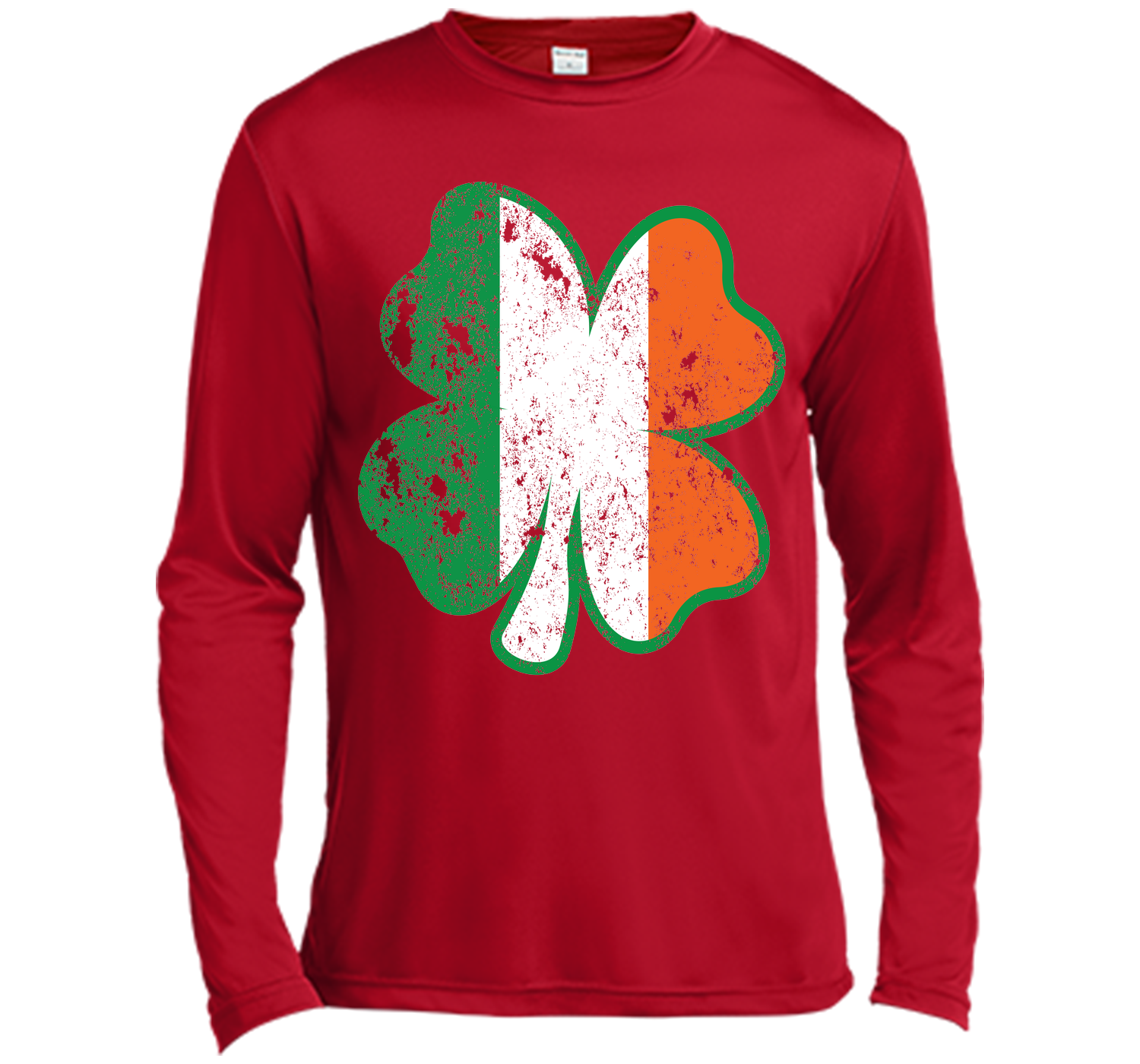 Irish St Patricks Day Clover irish flag distressed T Shirt