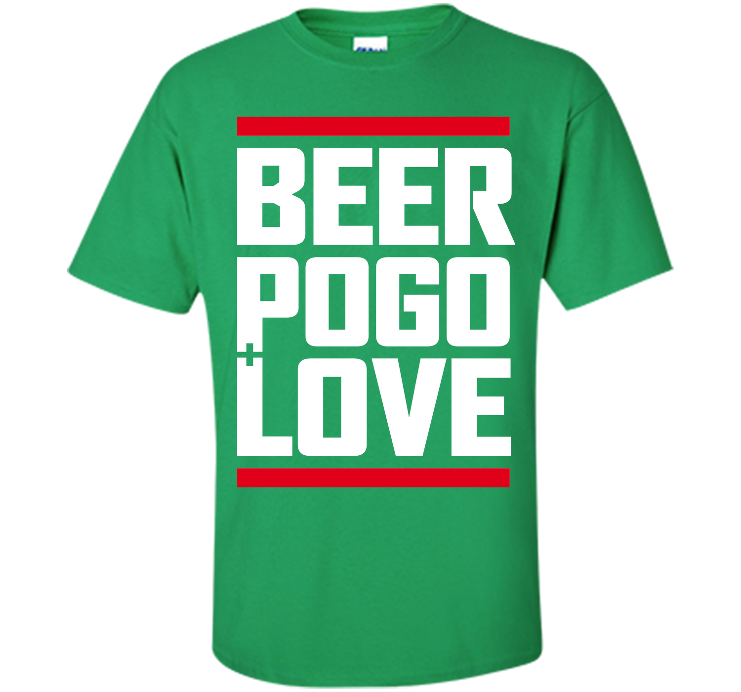 Beer pogo and love black T Shirt