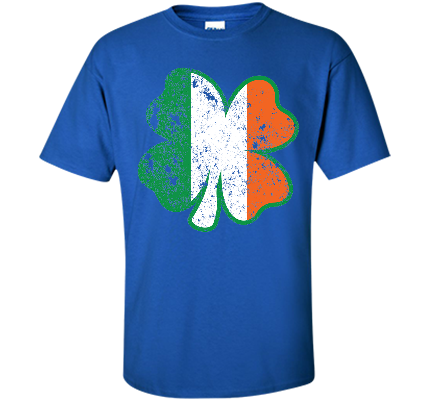 Irish St Patricks Day Clover irish flag distressed T Shirt