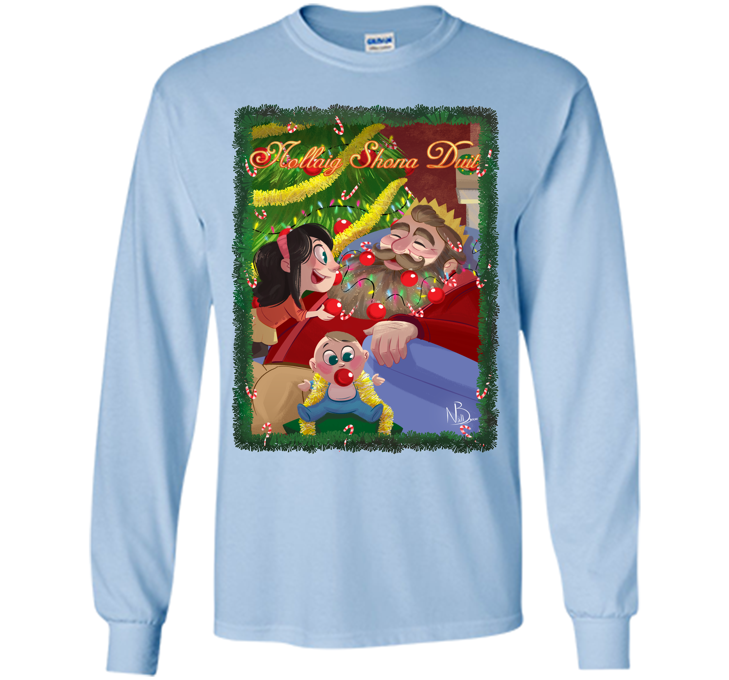Nollaig beard T Shirt