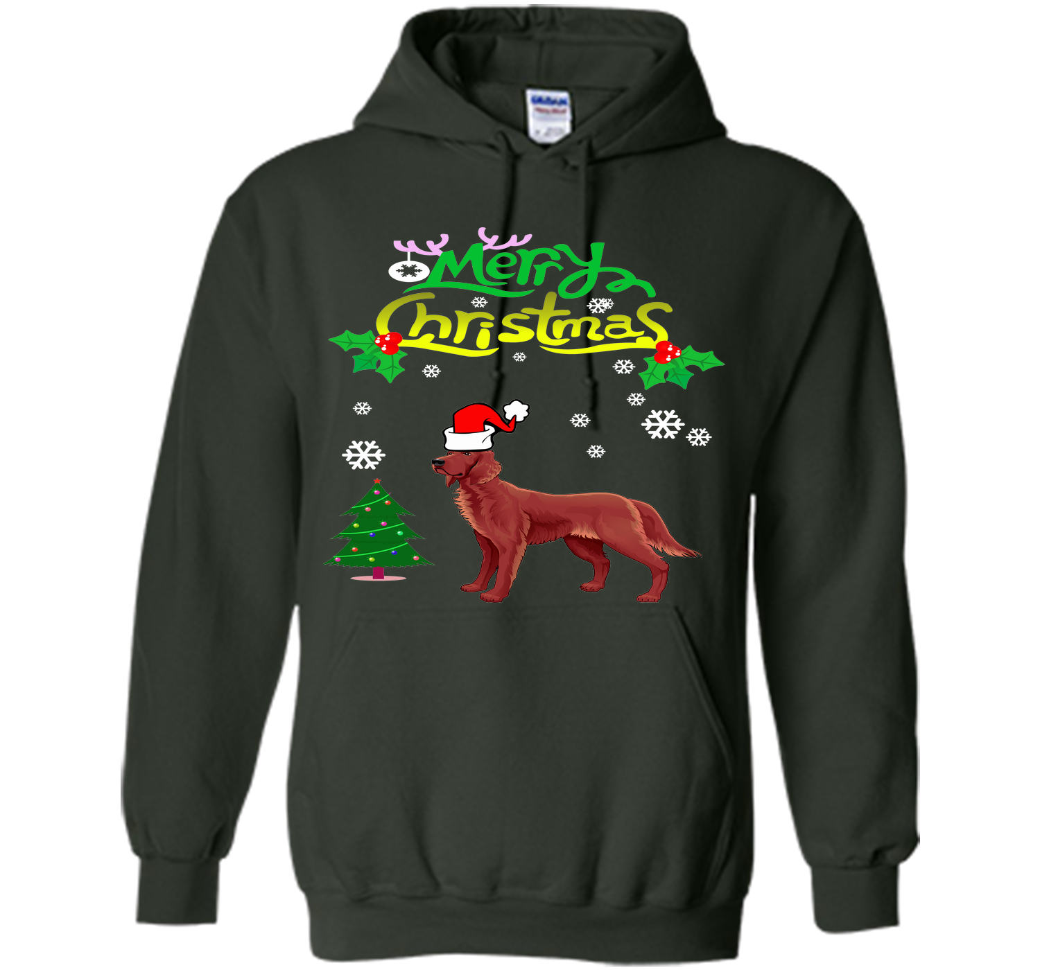 Merry christmas irish setter T Shirt