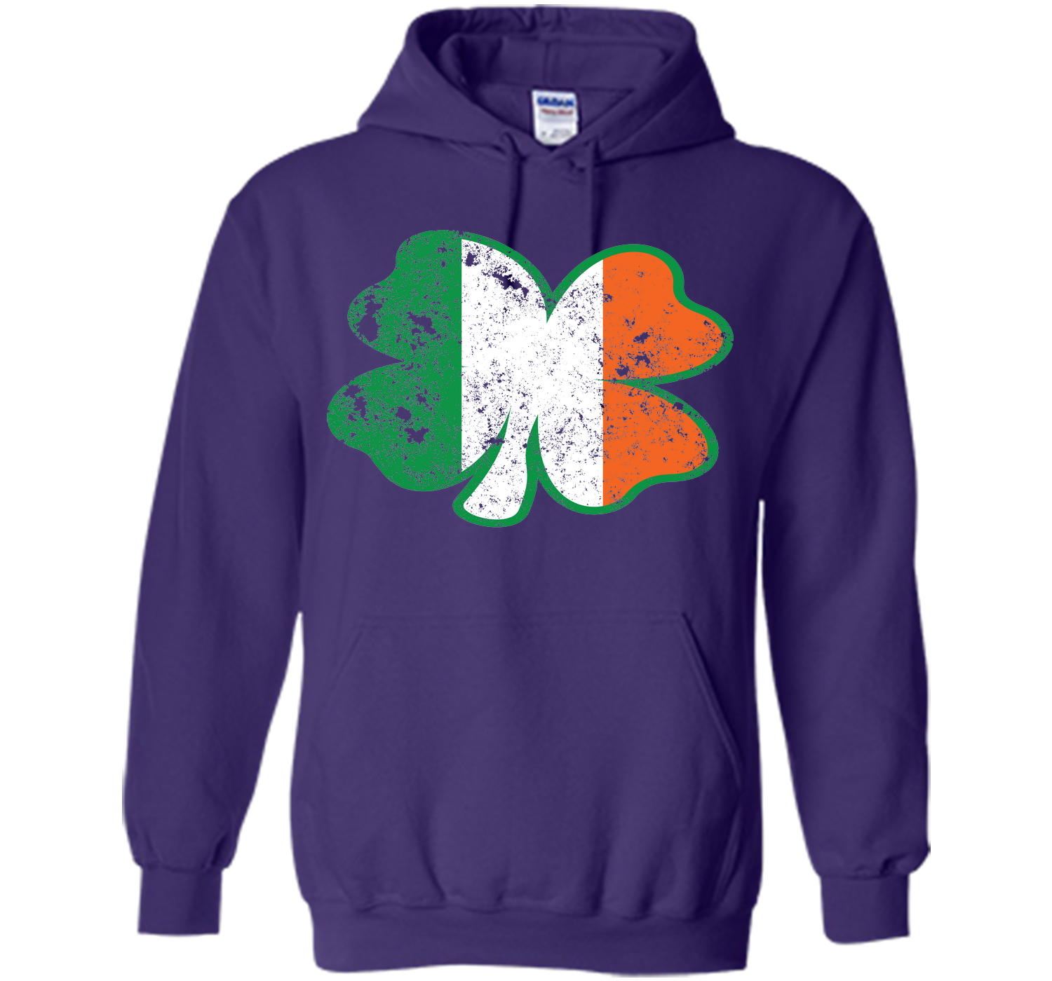 Irish St Patricks Day Clover irish flag distressed T Shirt
