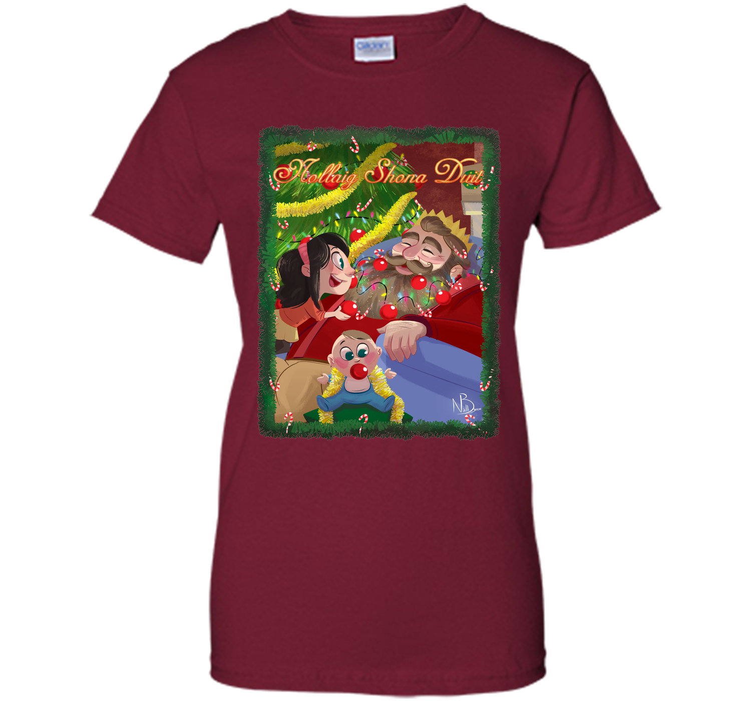 Nollaig beard T Shirt