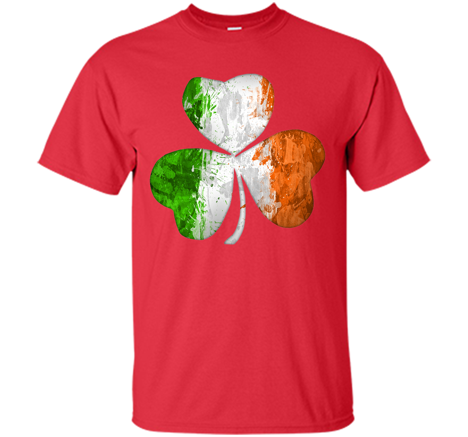 Irish shamrock grunge T Shirt