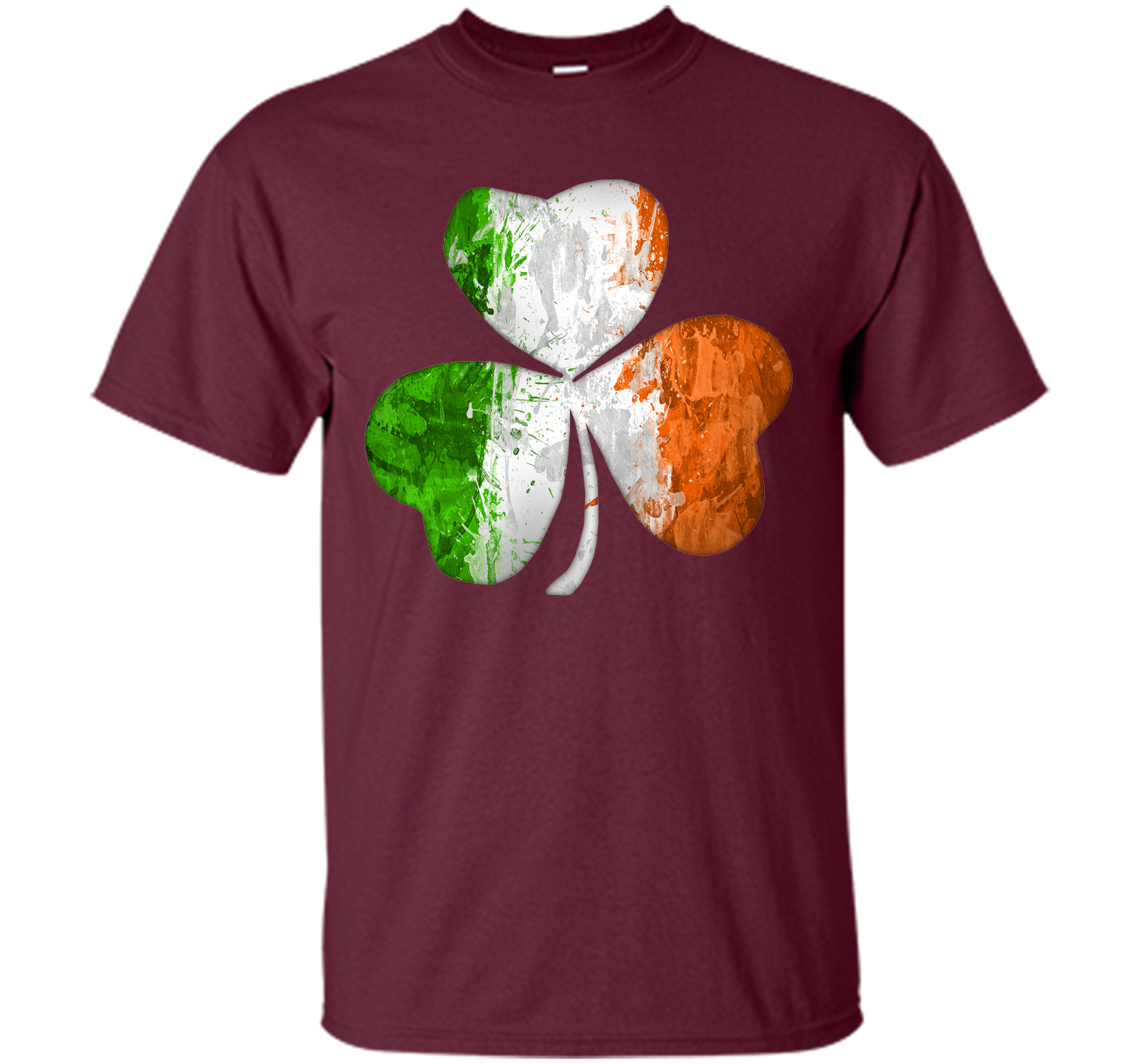 Irish shamrock grunge T Shirt