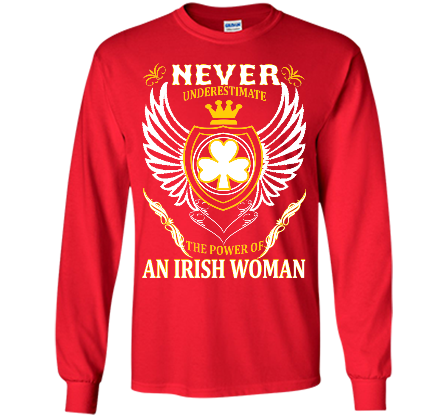Never underestimate the power of an irish woman st T Shirt