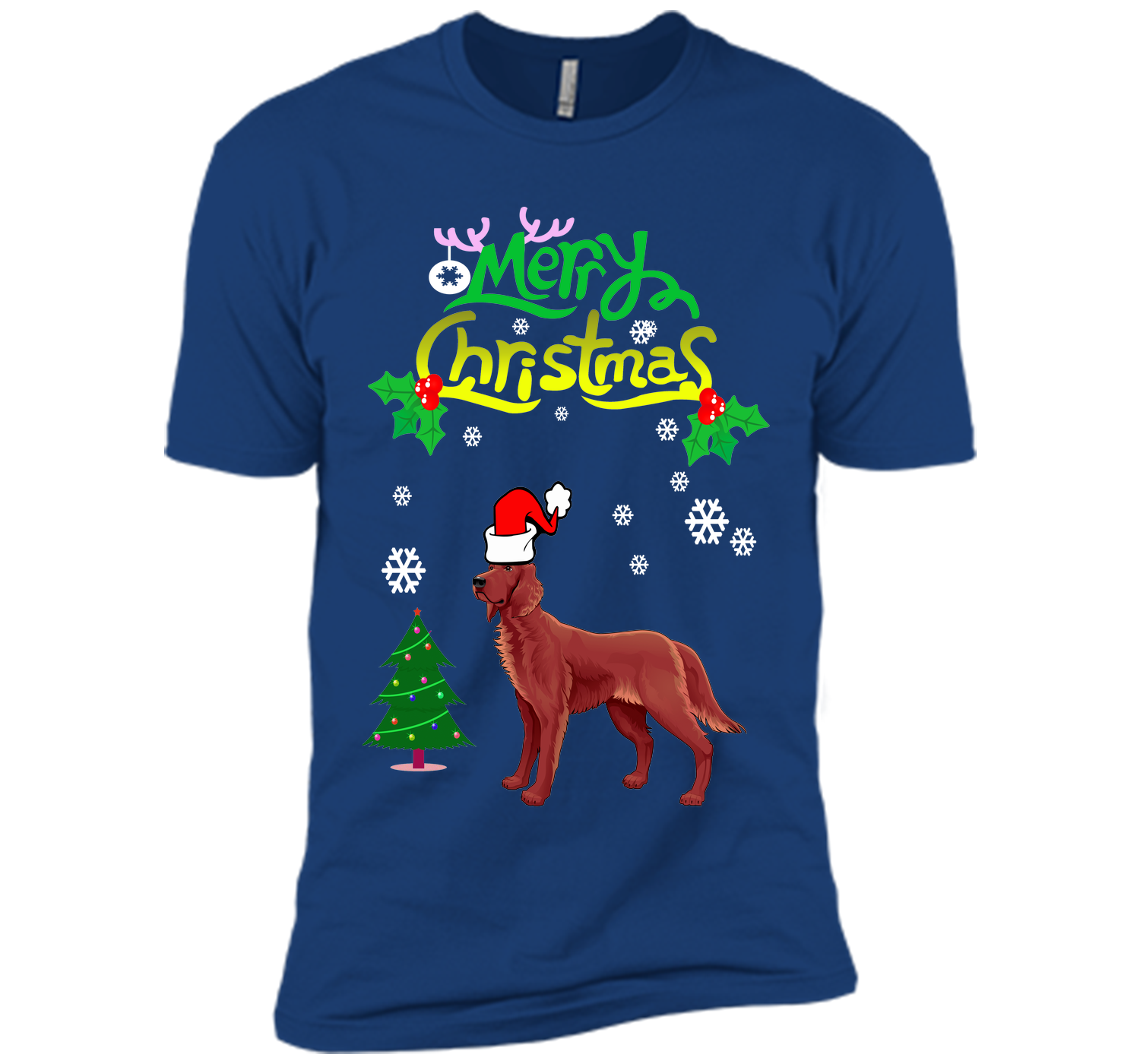Merry christmas irish setter T Shirt