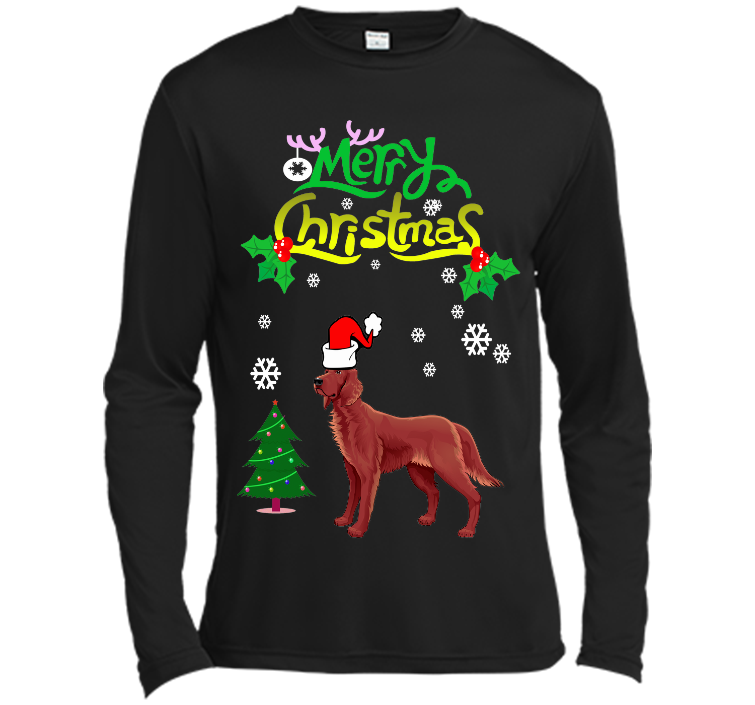 Merry christmas irish setter T Shirt