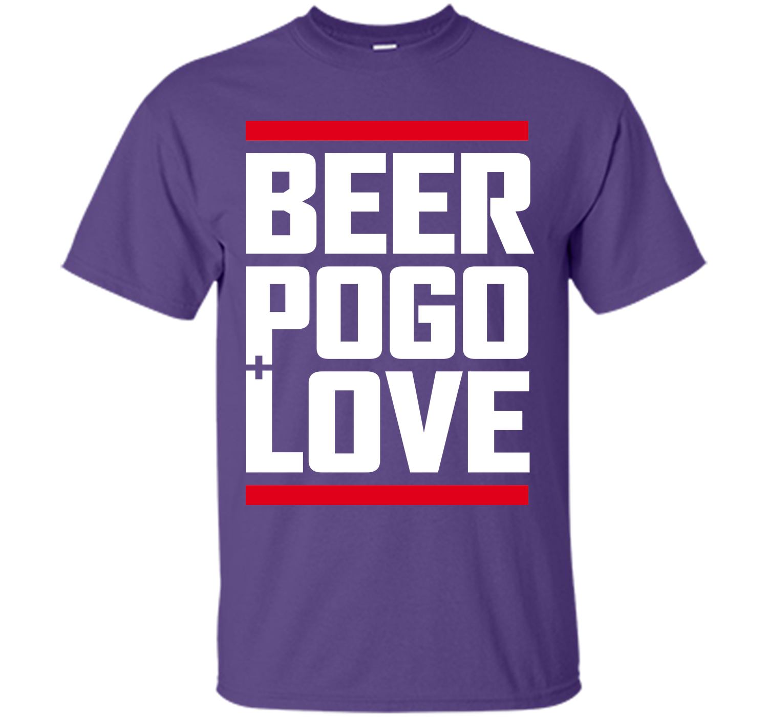 Beer pogo and love black T Shirt