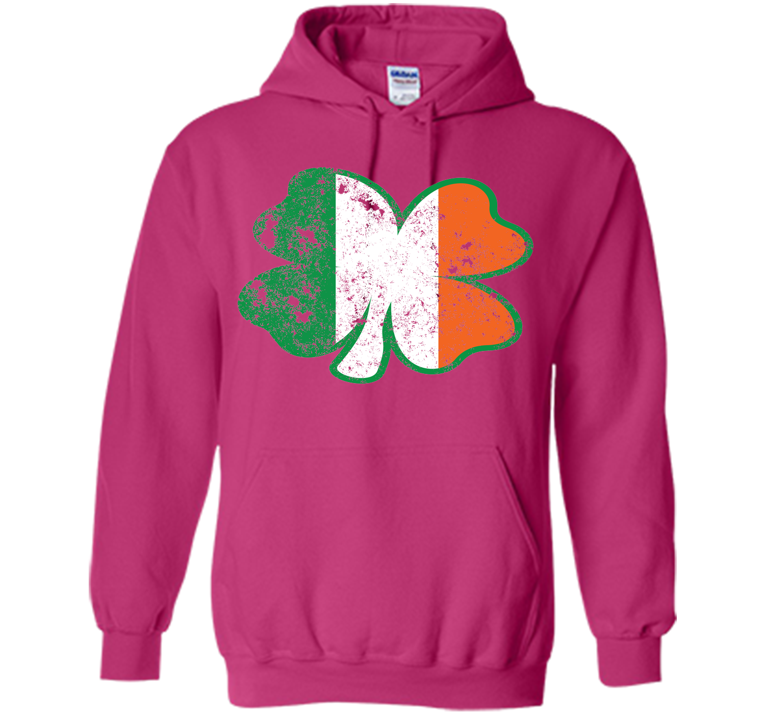 Irish St Patricks Day Clover irish flag distressed T Shirt