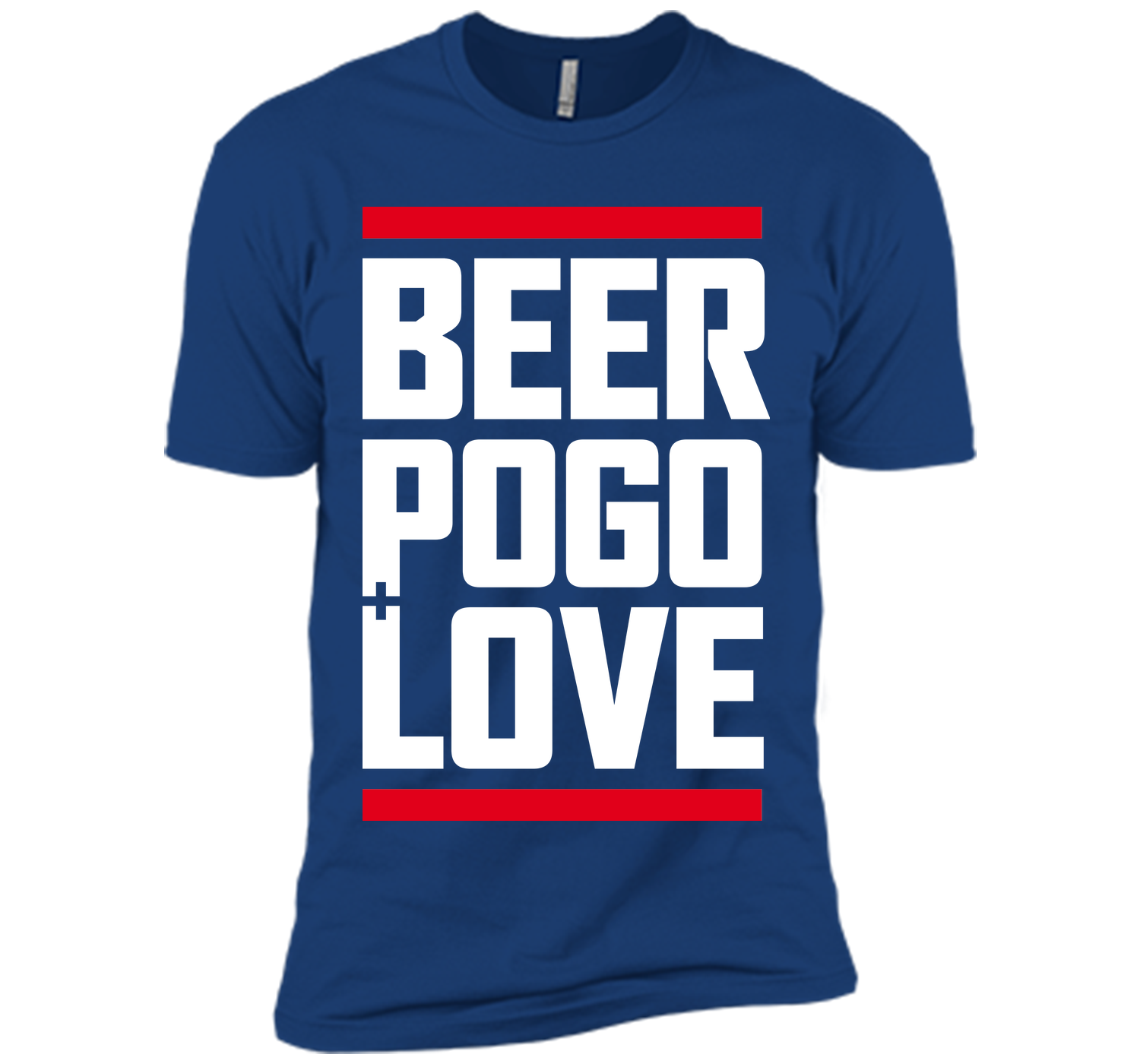 Beer pogo and love black T Shirt