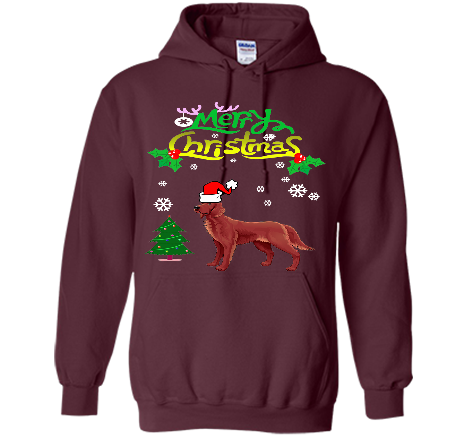 Merry christmas irish setter T Shirt