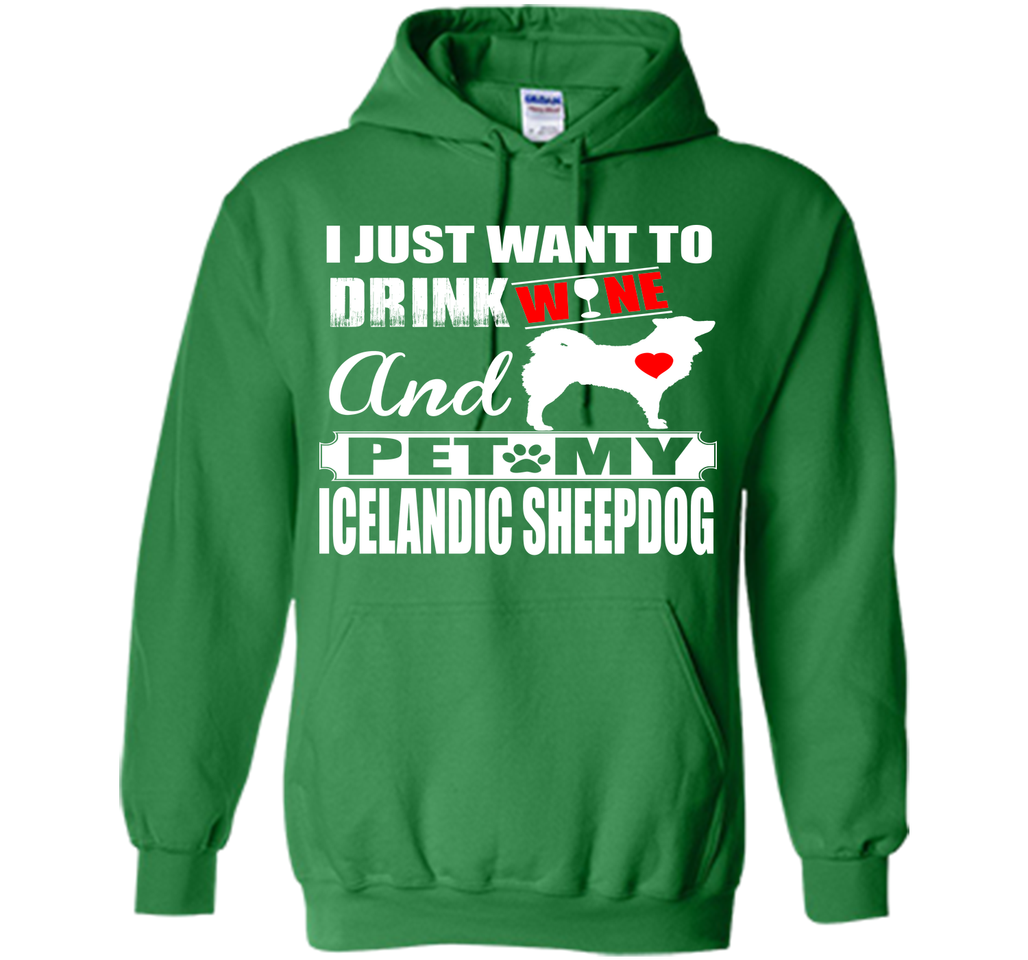 I just want to drink wine and pet my icelandic she T Shirt