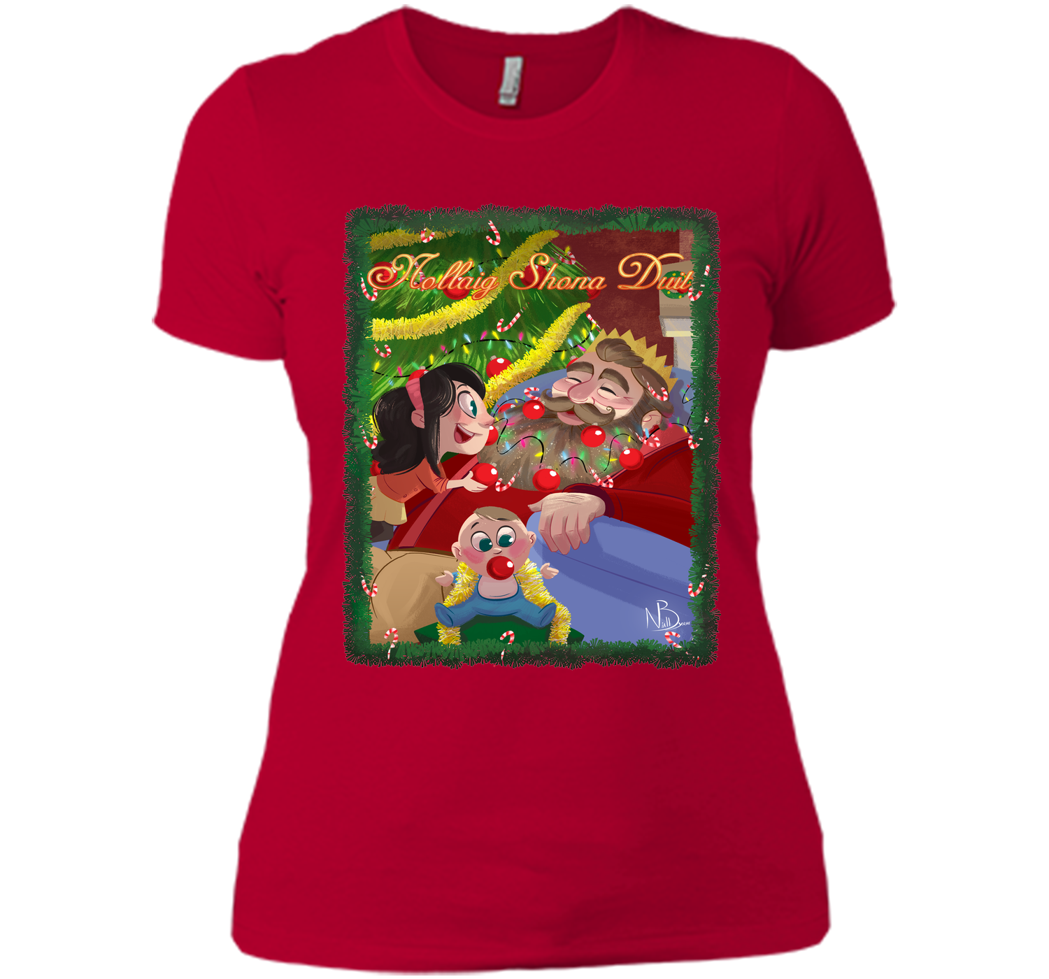 Nollaig beard T Shirt