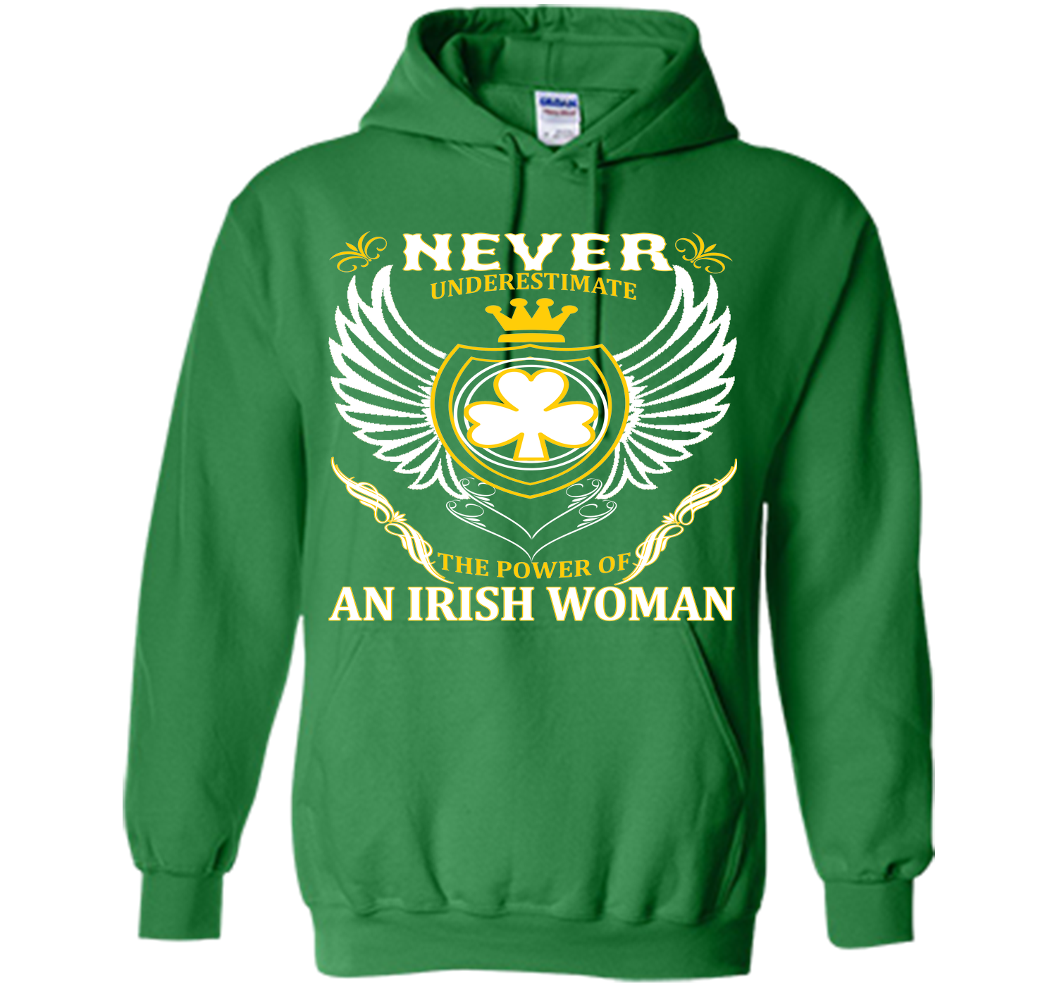 Never underestimate the power of an irish woman st T Shirt