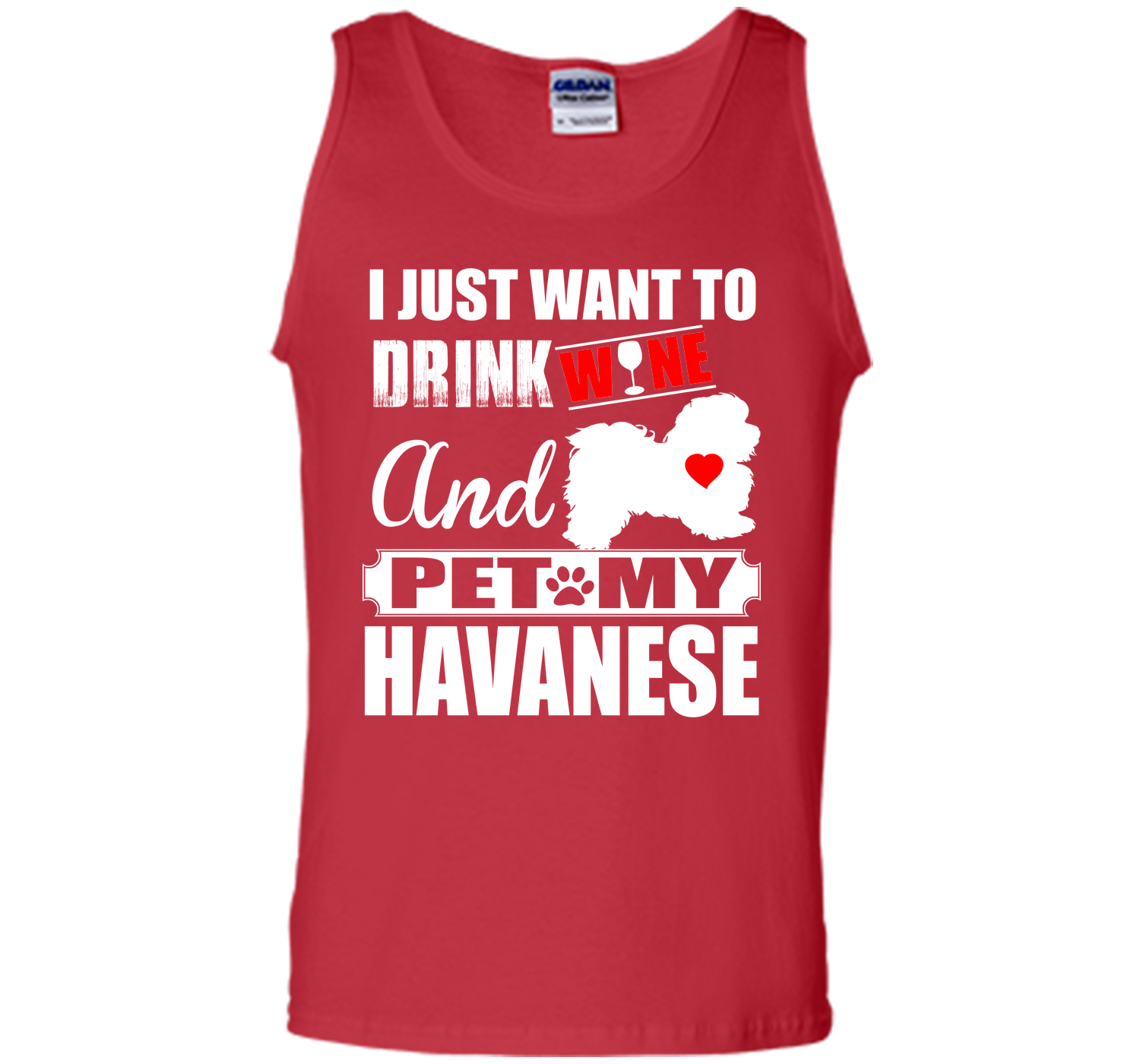 I just want to drink wine and pet my havanese T Shirt