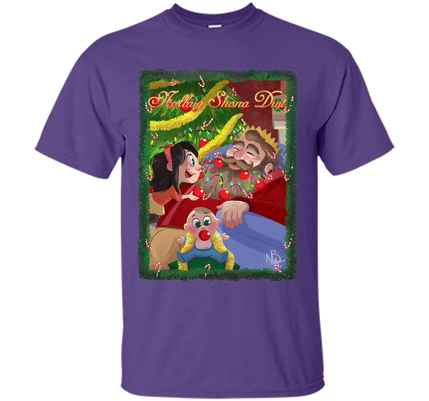 Nollaig beard T Shirt