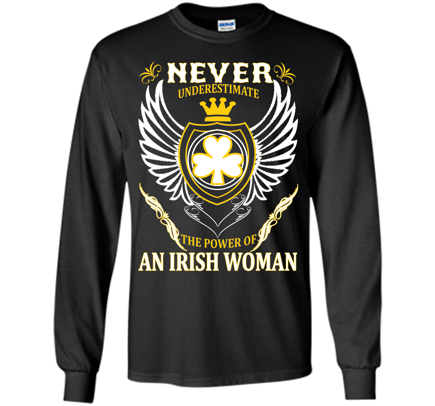 Never underestimate the power of an irish woman st T Shirt