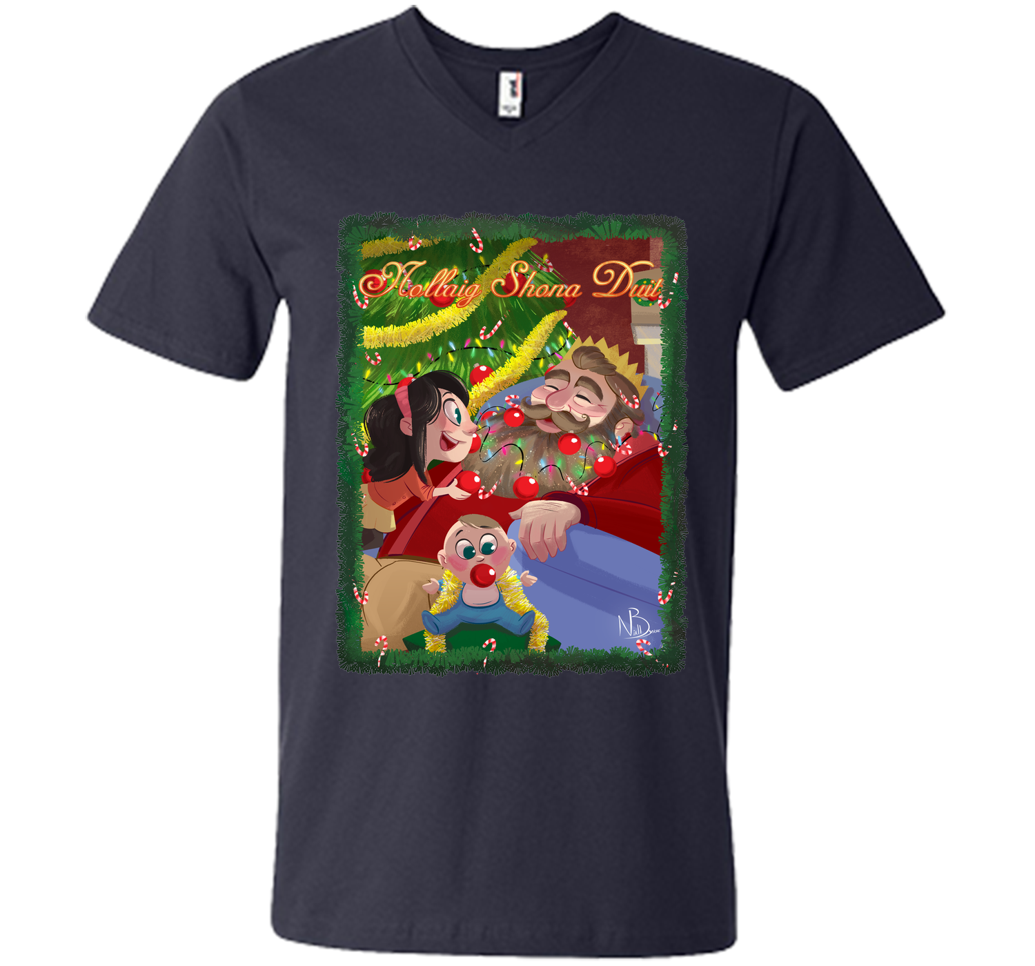 Nollaig beard T Shirt