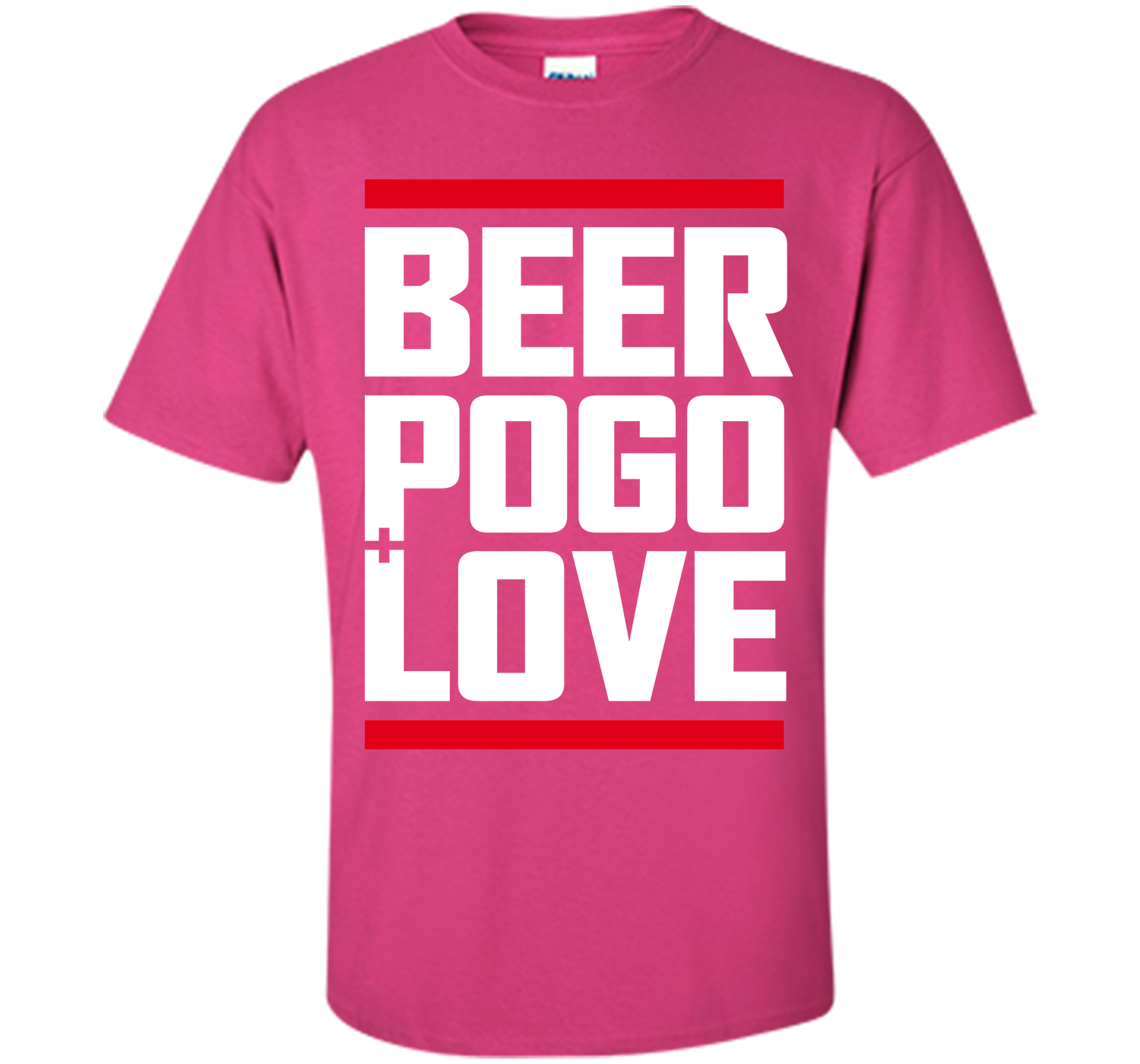 Beer pogo and love black T Shirt