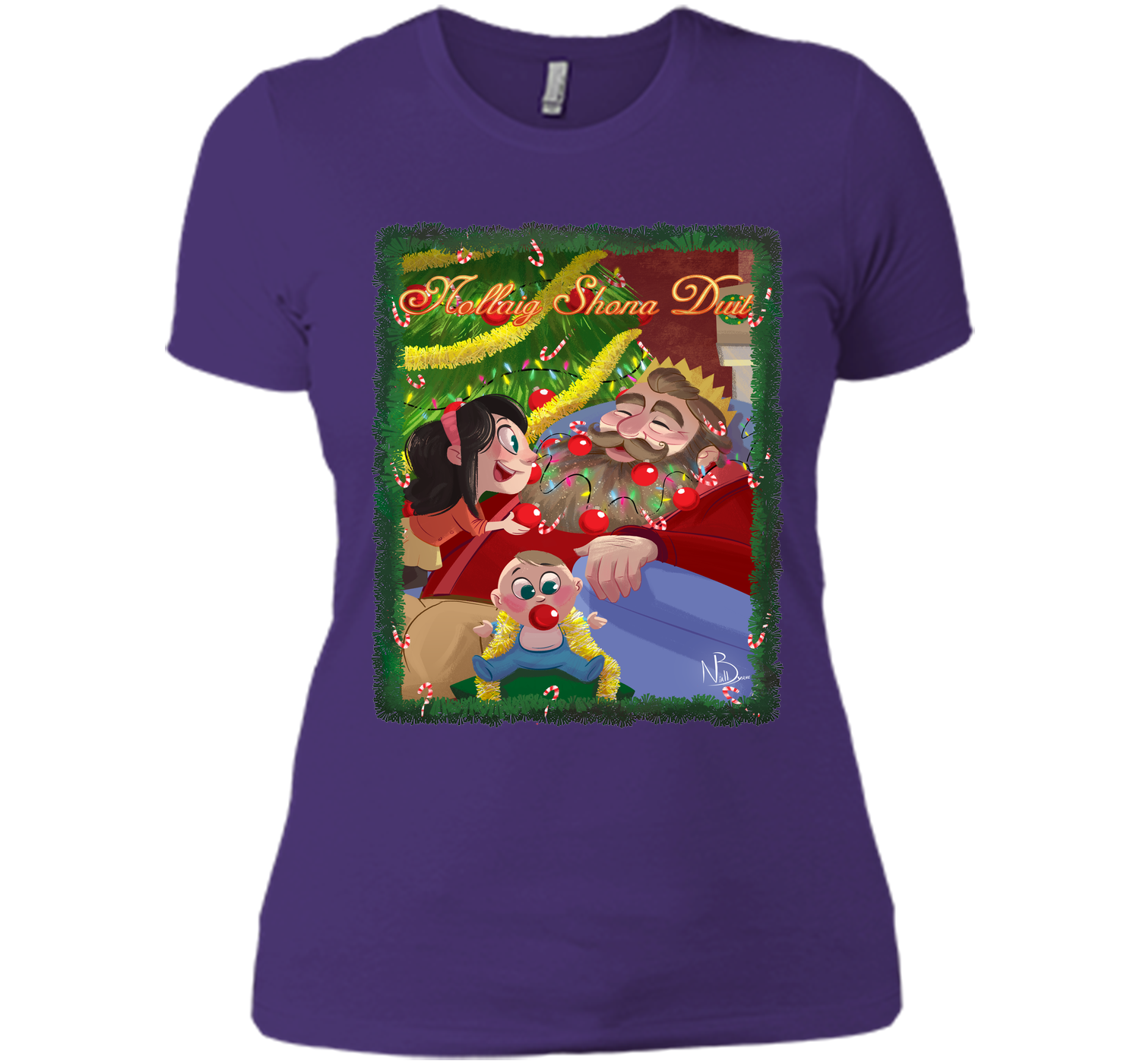 Nollaig beard T Shirt