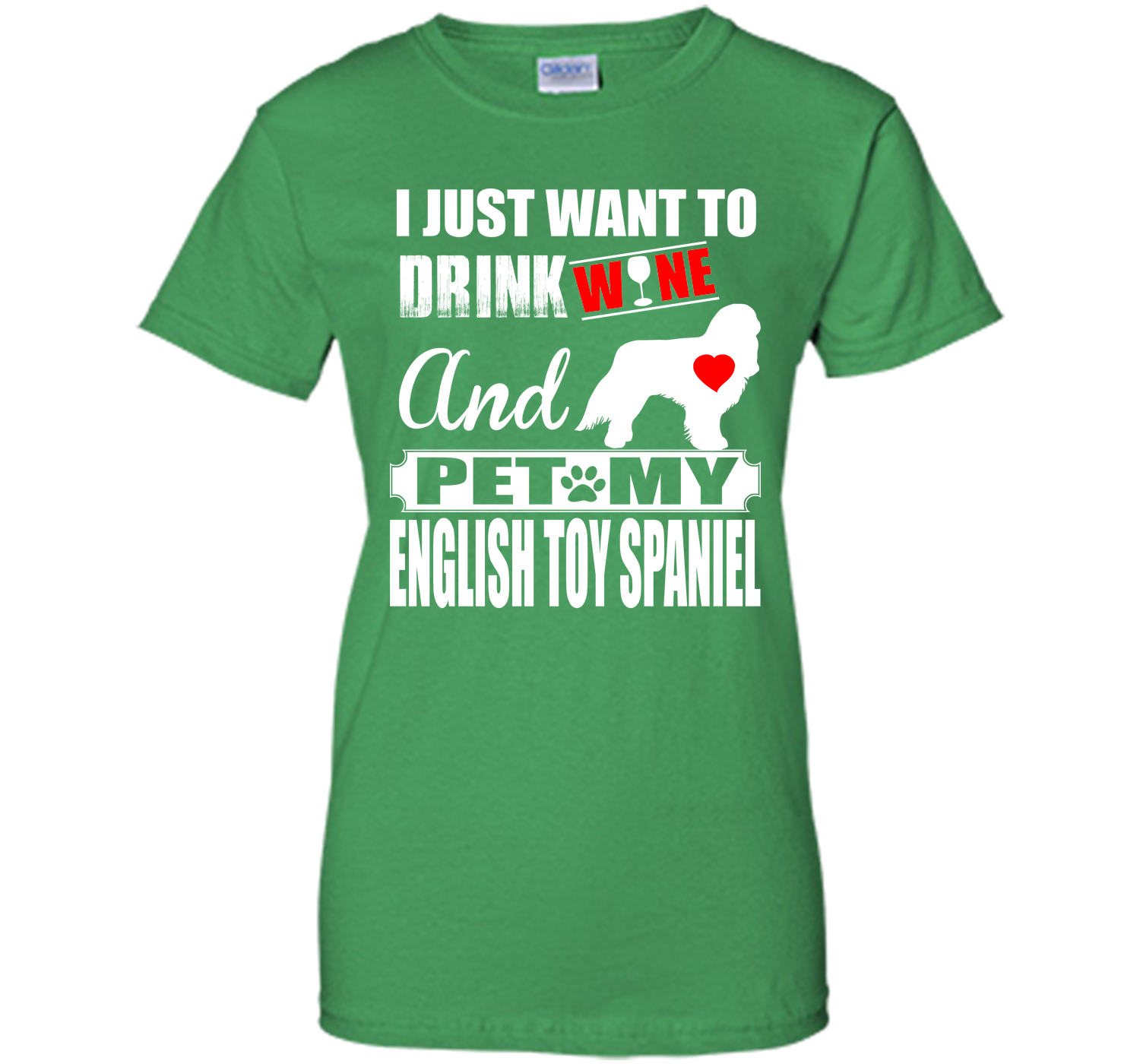 I just want to drink wine and pet my english toy s T Shirt