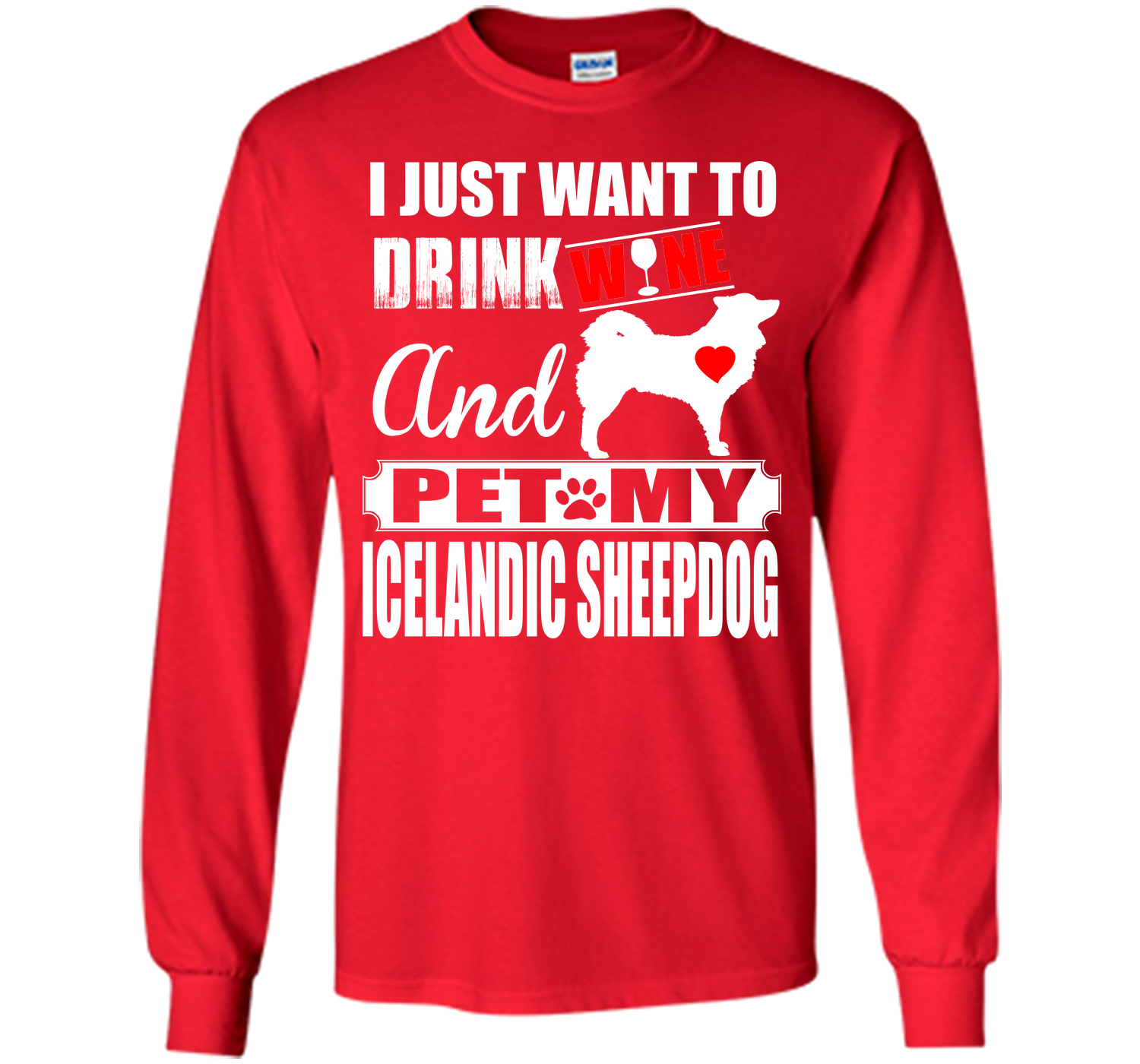 I just want to drink wine and pet my icelandic she T Shirt