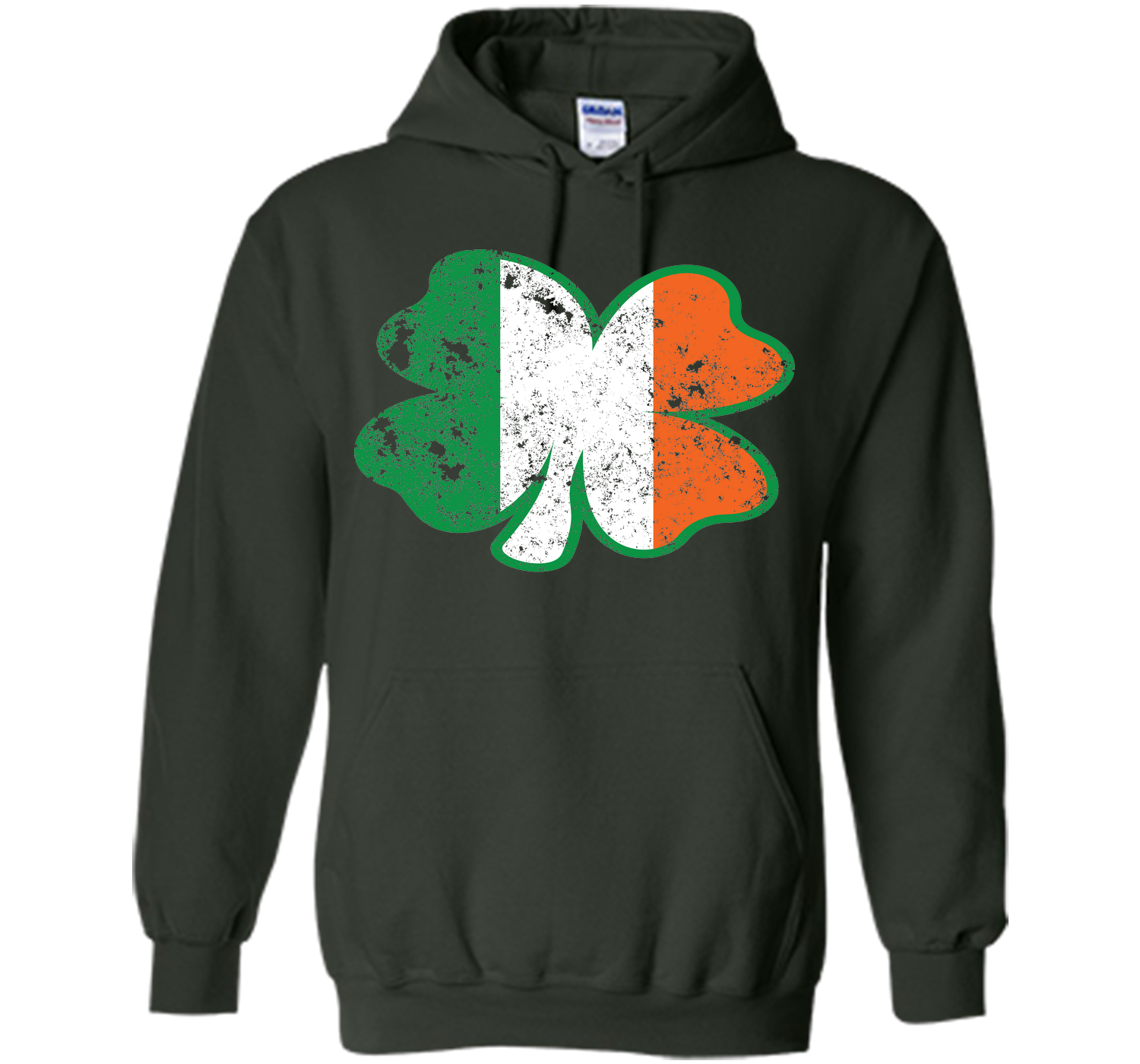 Irish St Patricks Day Clover irish flag distressed T Shirt