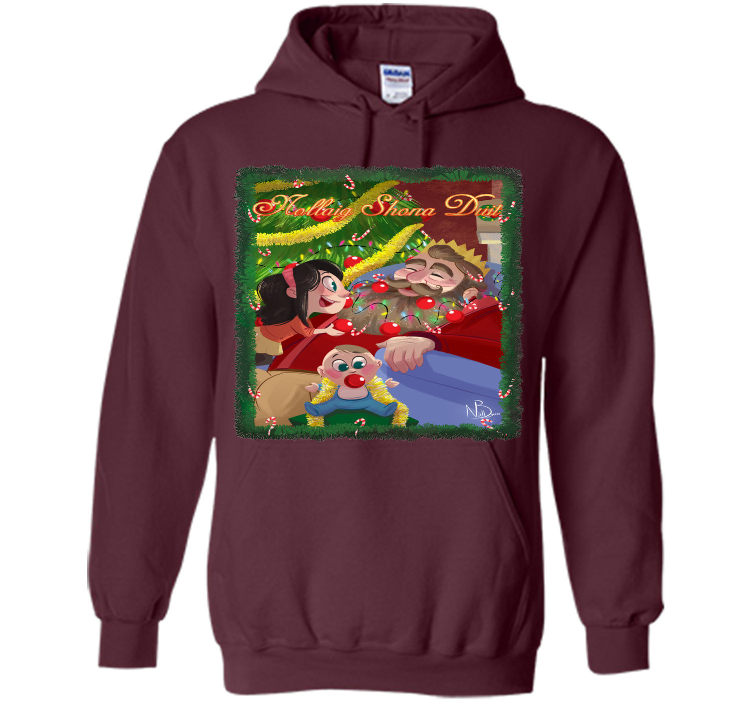 Nollaig beard T Shirt