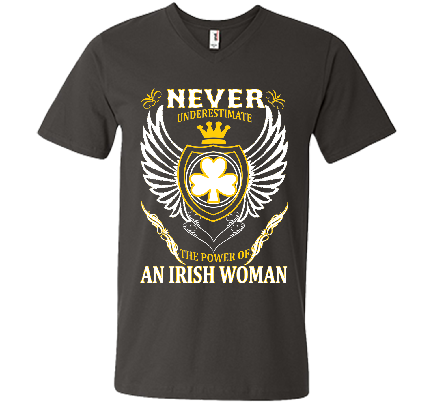 Never underestimate the power of an irish woman st T Shirt