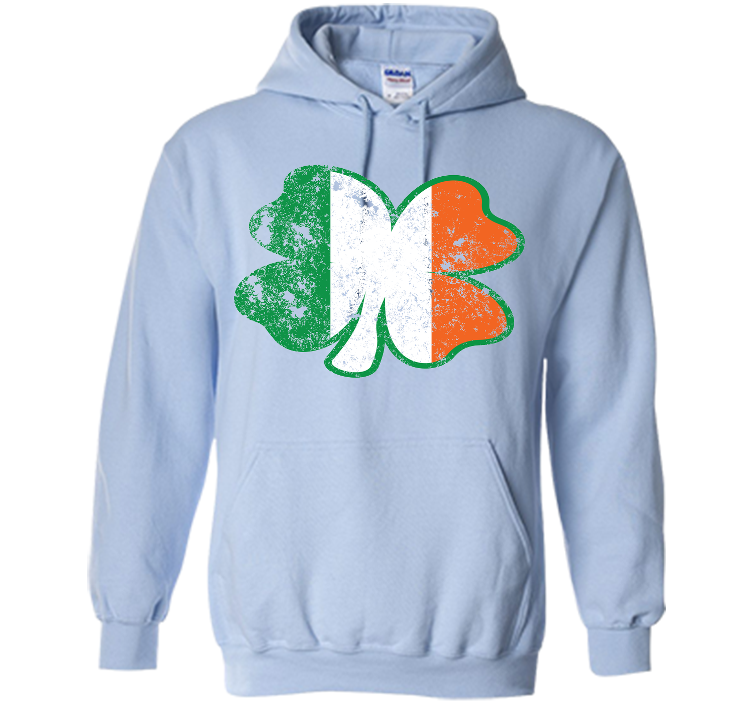 Irish St Patricks Day Clover irish flag distressed T Shirt