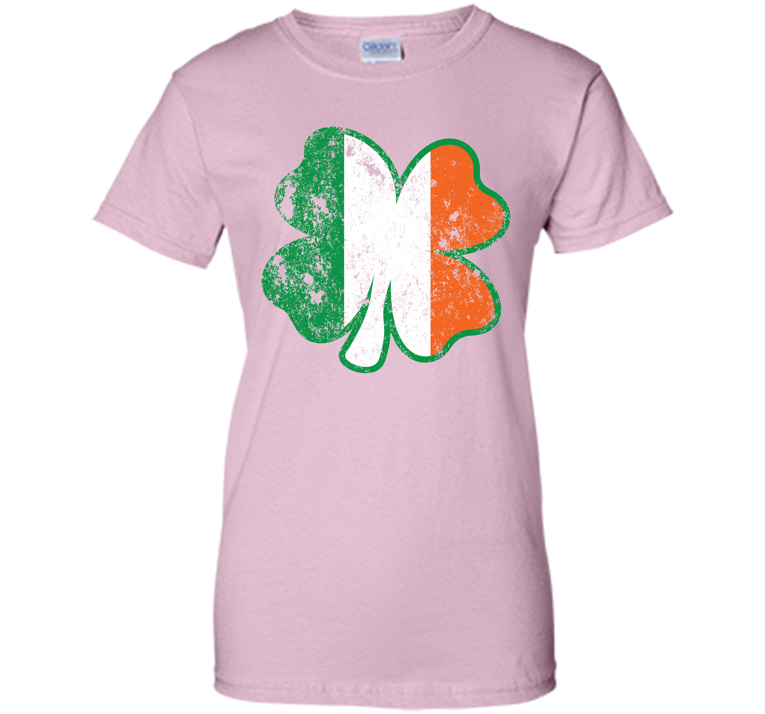 Irish St Patricks Day Clover irish flag distressed T Shirt