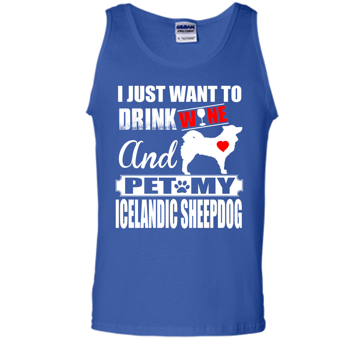 I just want to drink wine and pet my icelandic she T Shirt