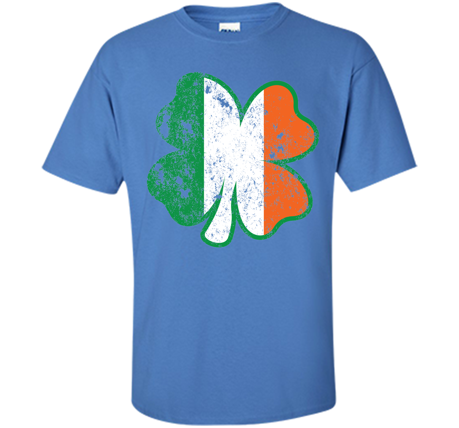 Irish St Patricks Day Clover irish flag distressed T Shirt