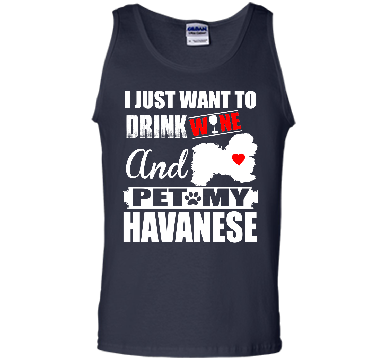 I just want to drink wine and pet my havanese T Shirt