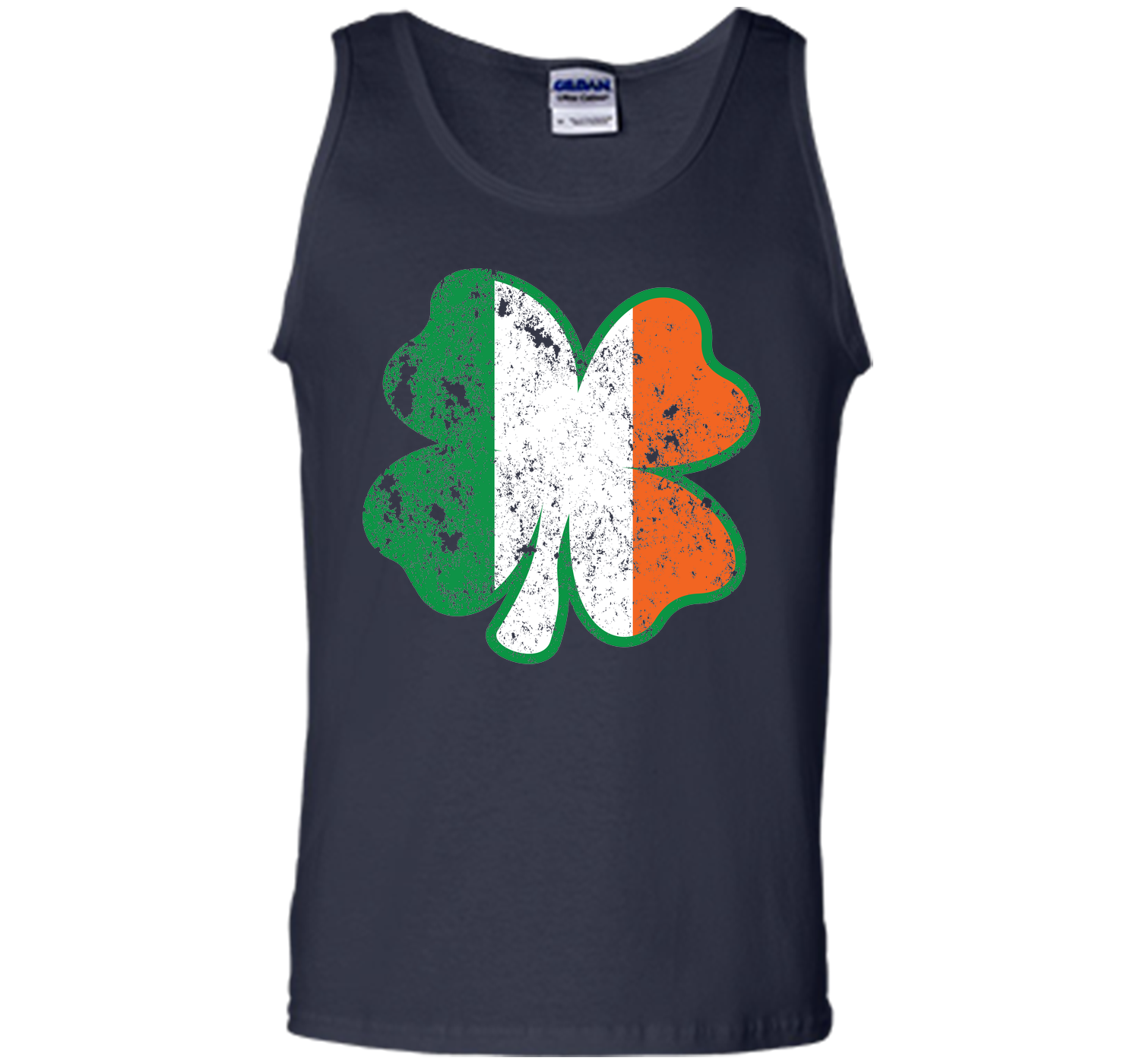 Irish St Patricks Day Clover irish flag distressed T Shirt