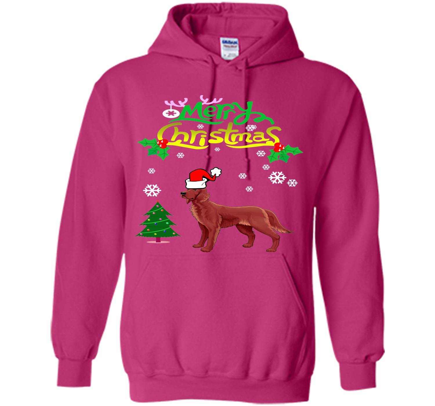 Merry christmas irish setter T Shirt