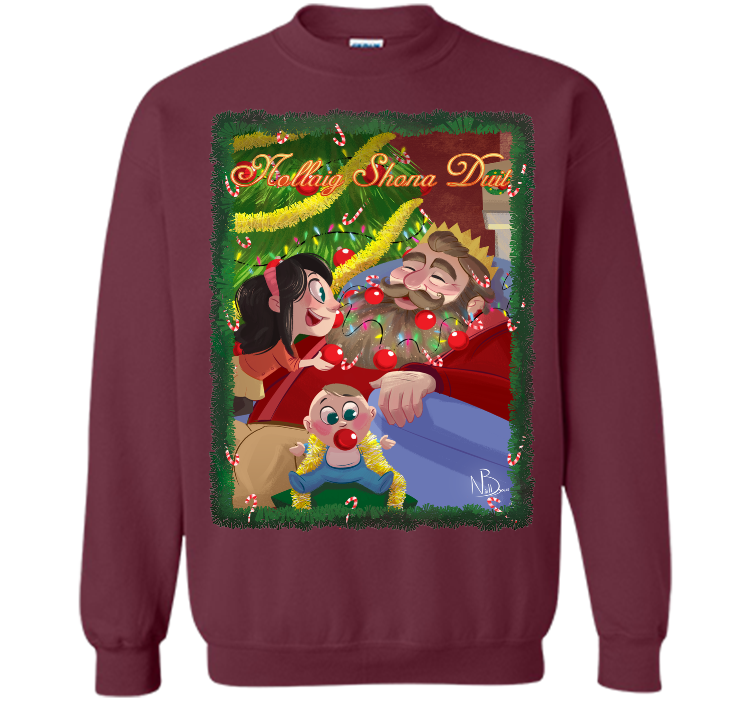 Nollaig beard T Shirt