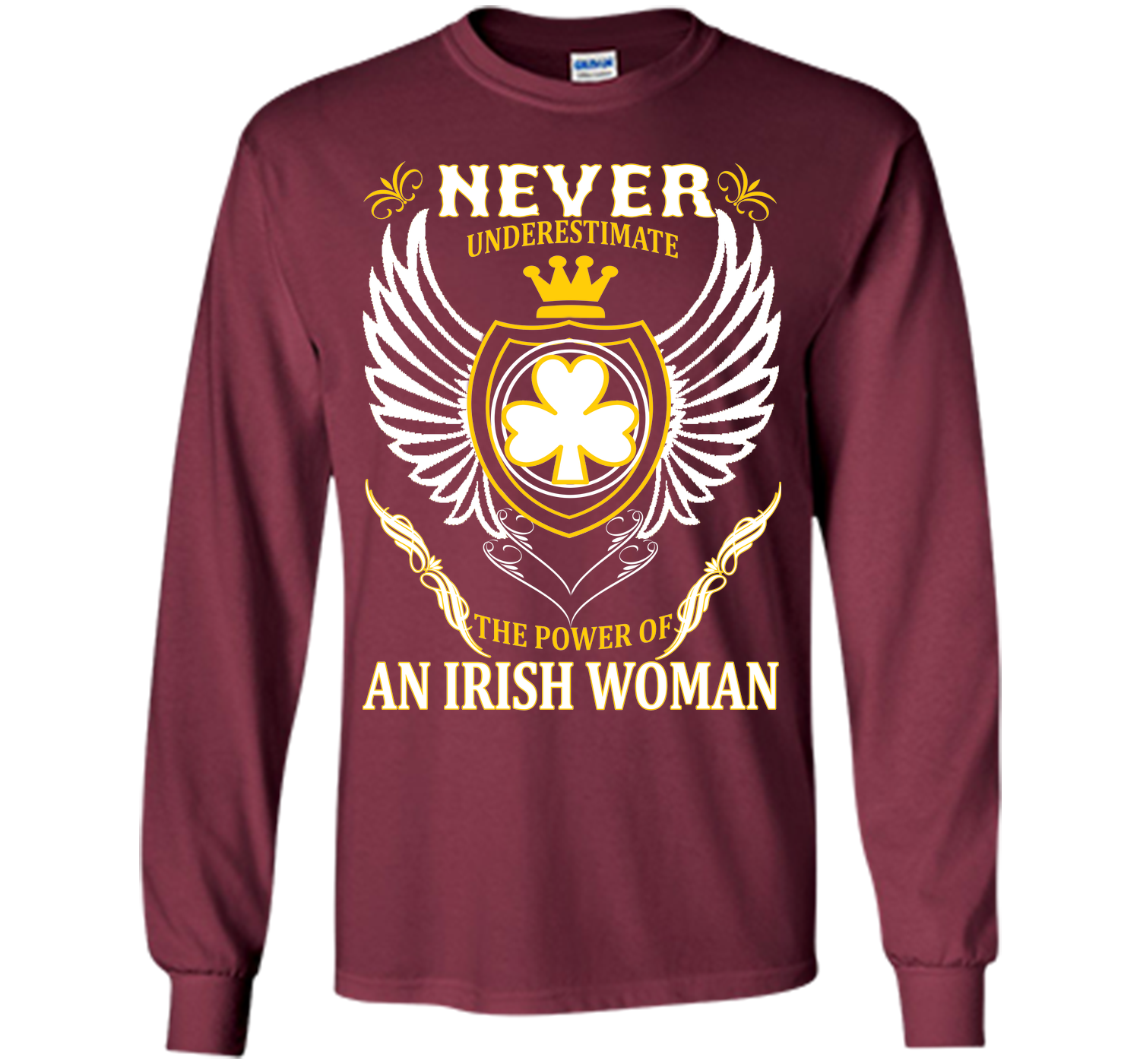 Never underestimate the power of an irish woman st T Shirt