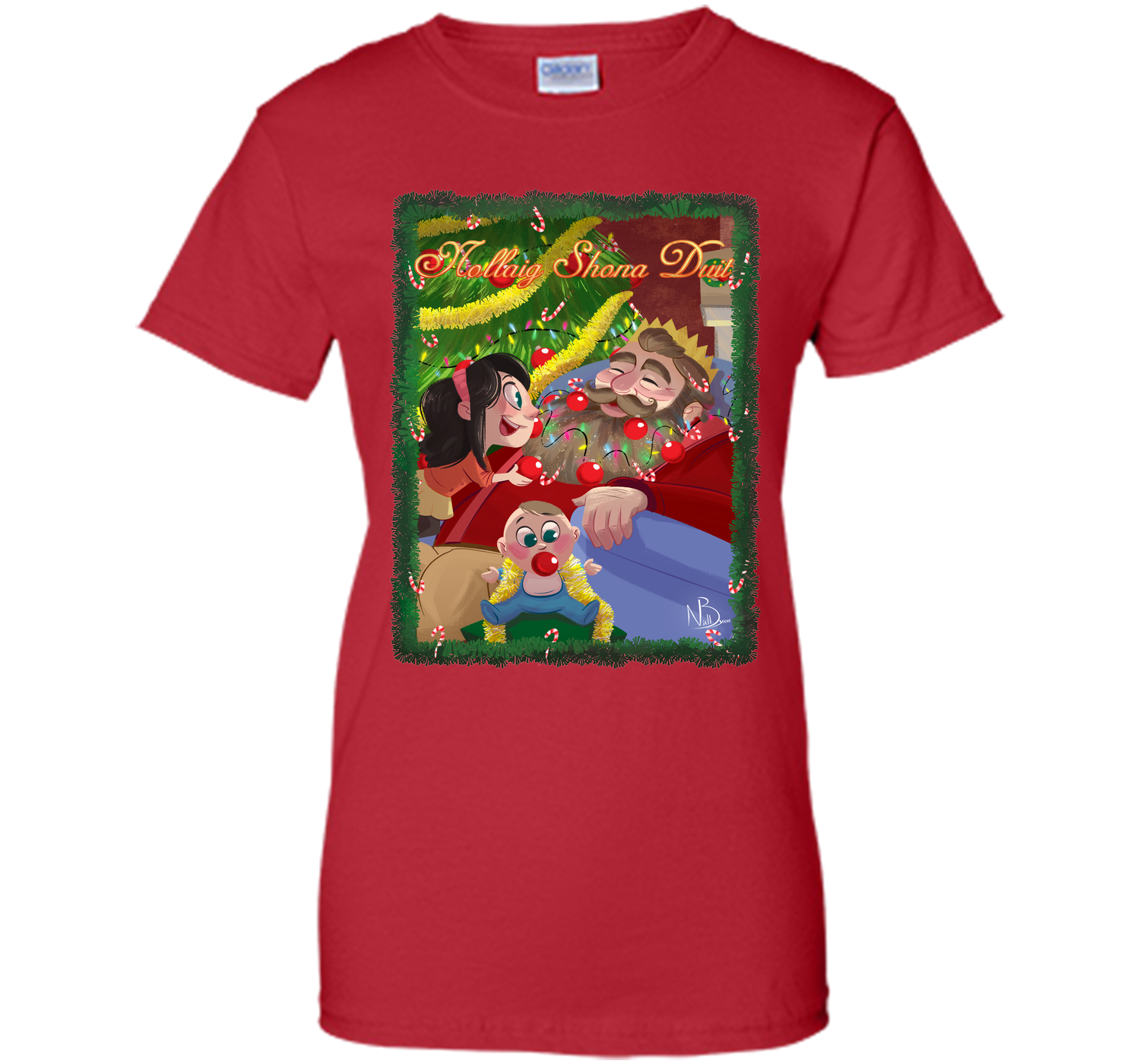 Nollaig beard T Shirt