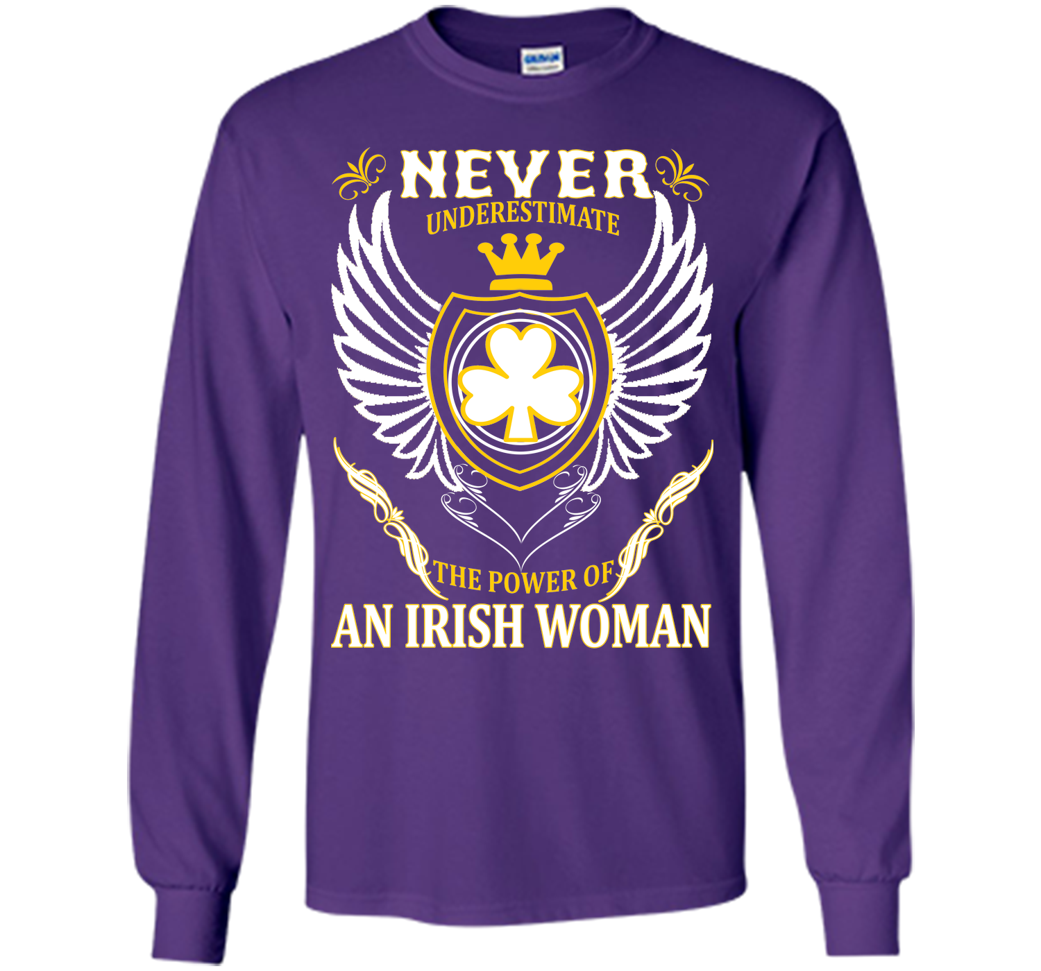 Never underestimate the power of an irish woman st T Shirt